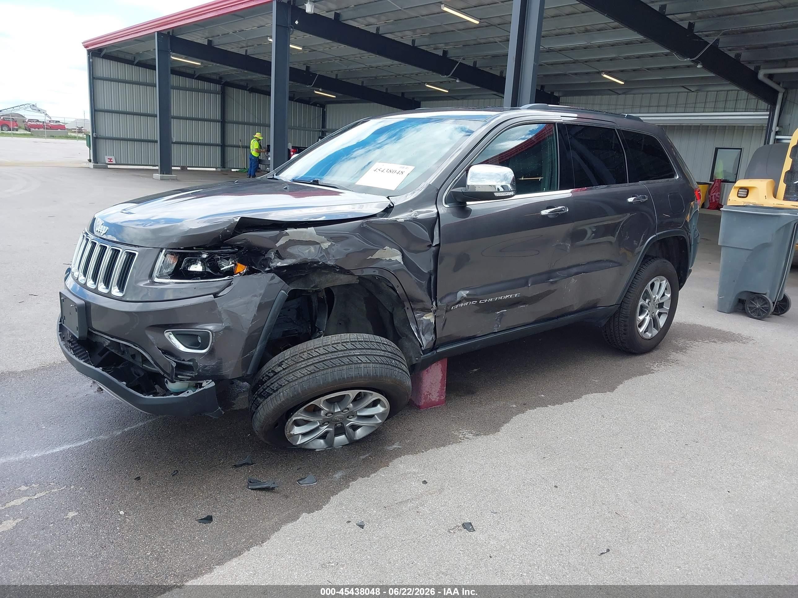 2015 Jeep Grand Cherokee Limited Gray vin: 1C4RJFBG5FC661581