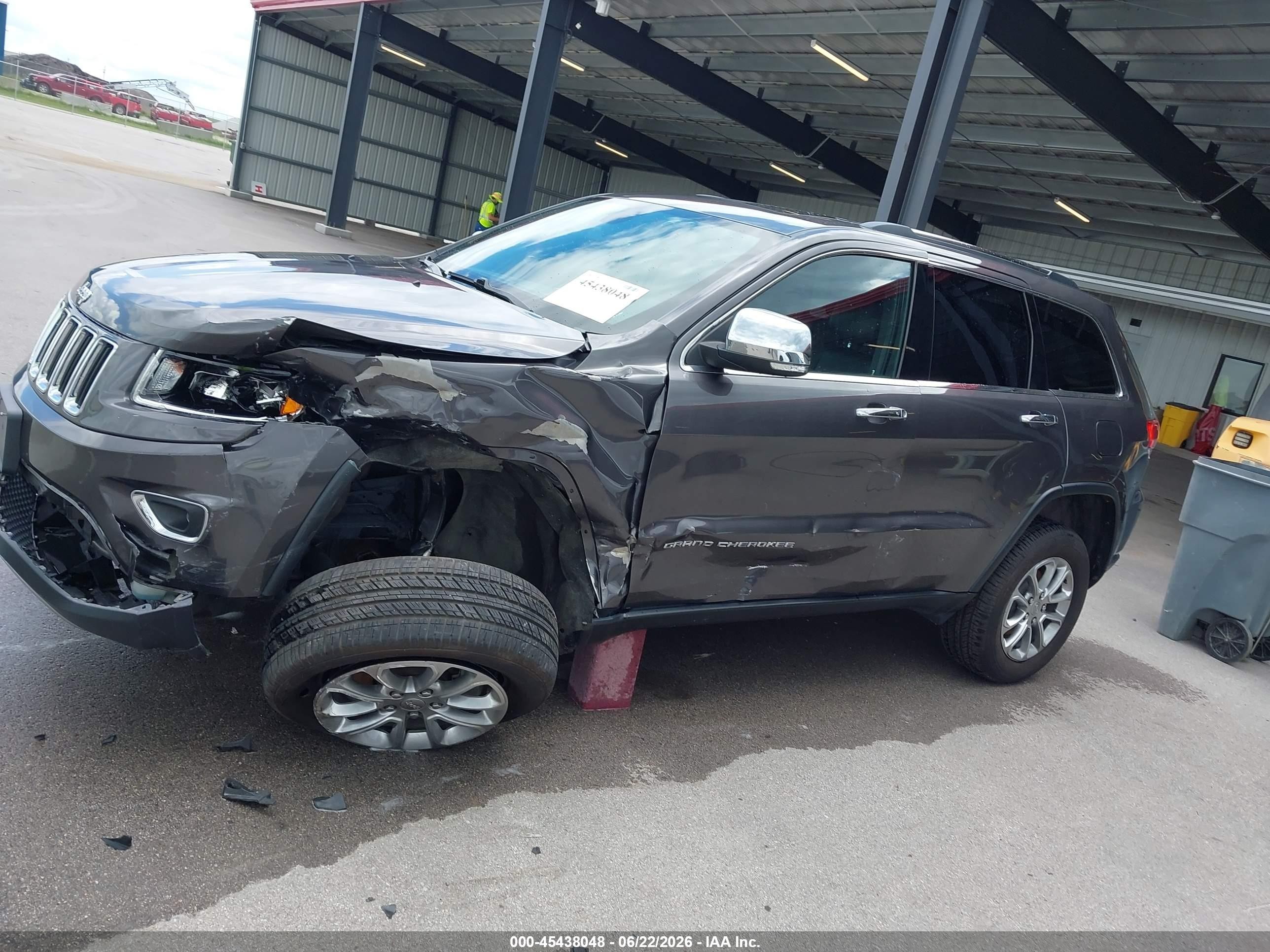 2015 Jeep Grand Cherokee Limited Gray vin: 1C4RJFBG5FC661581