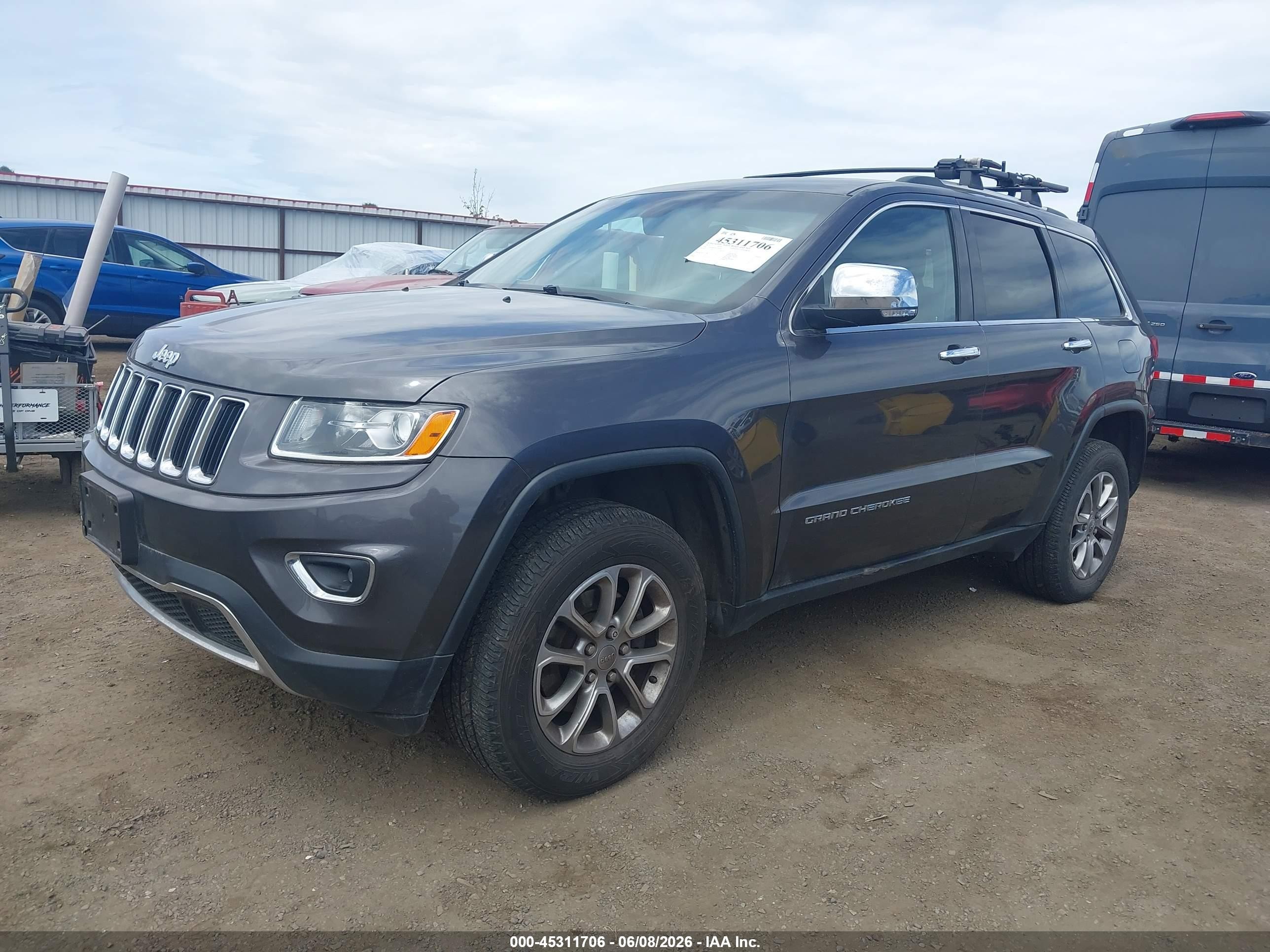 2015 Jeep Grand Cherokee Limited Black vin: 1C4RJFBG5FC662570