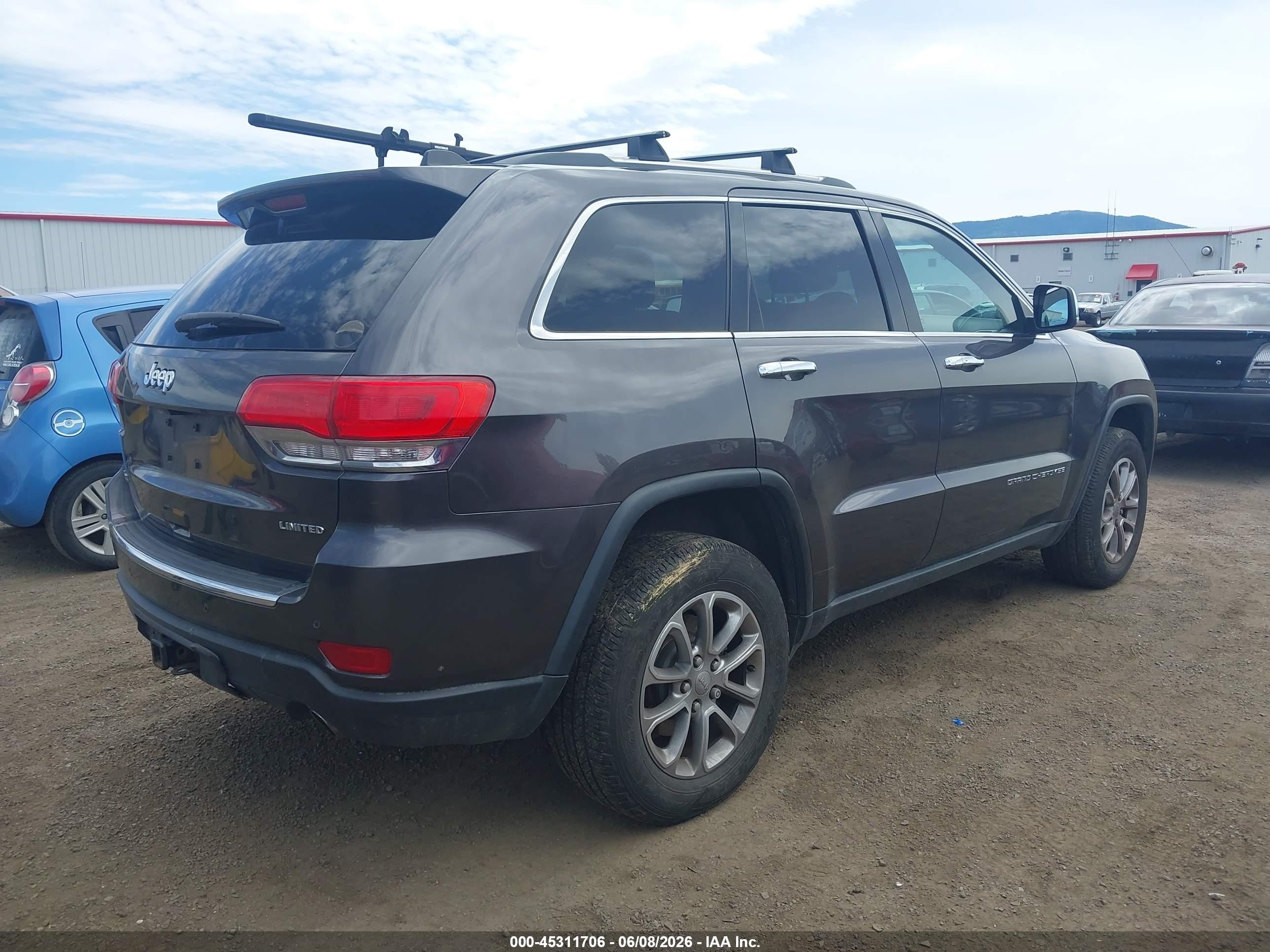 2015 Jeep Grand Cherokee Limited Black vin: 1C4RJFBG5FC662570