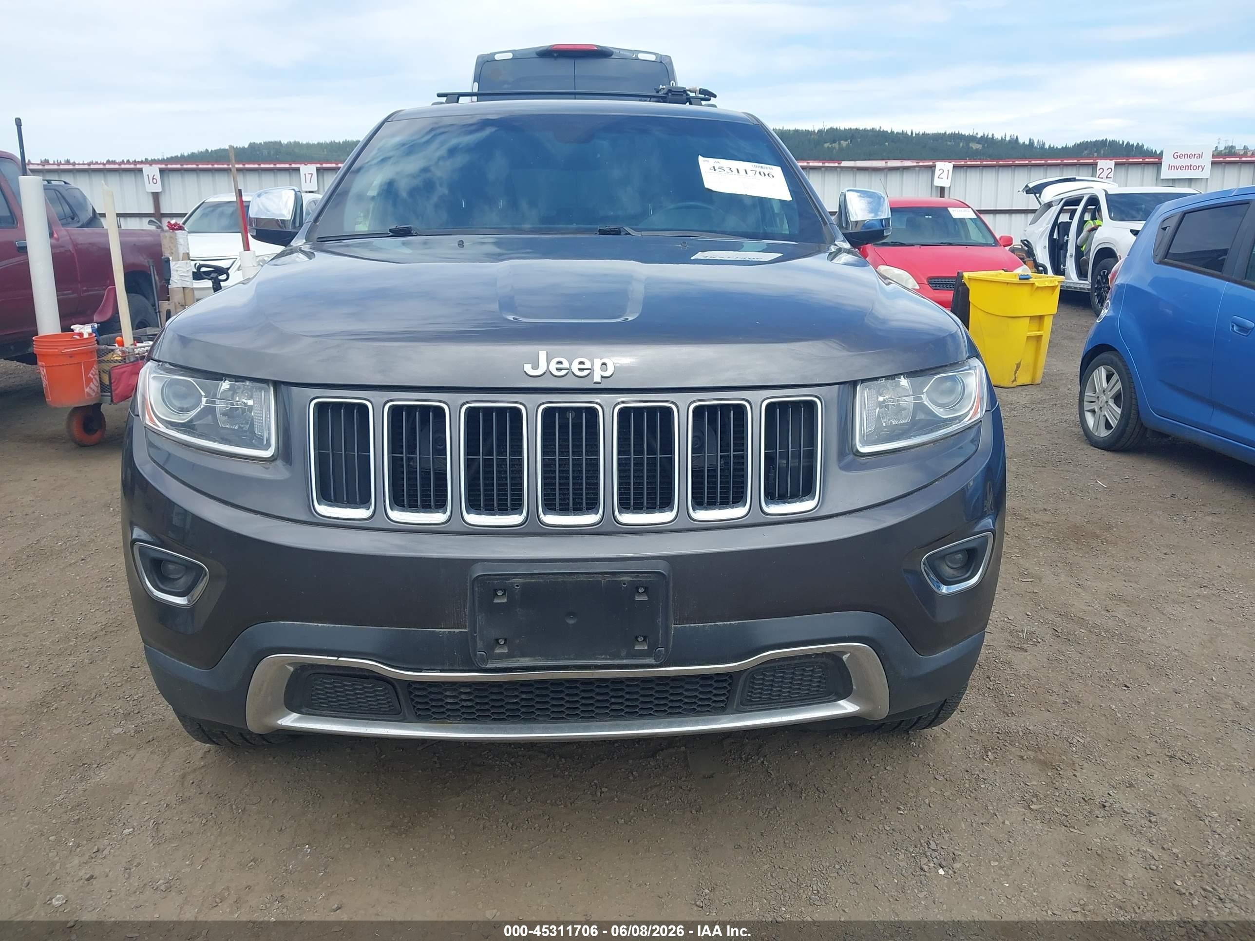 2015 Jeep Grand Cherokee Limited Black vin: 1C4RJFBG5FC662570