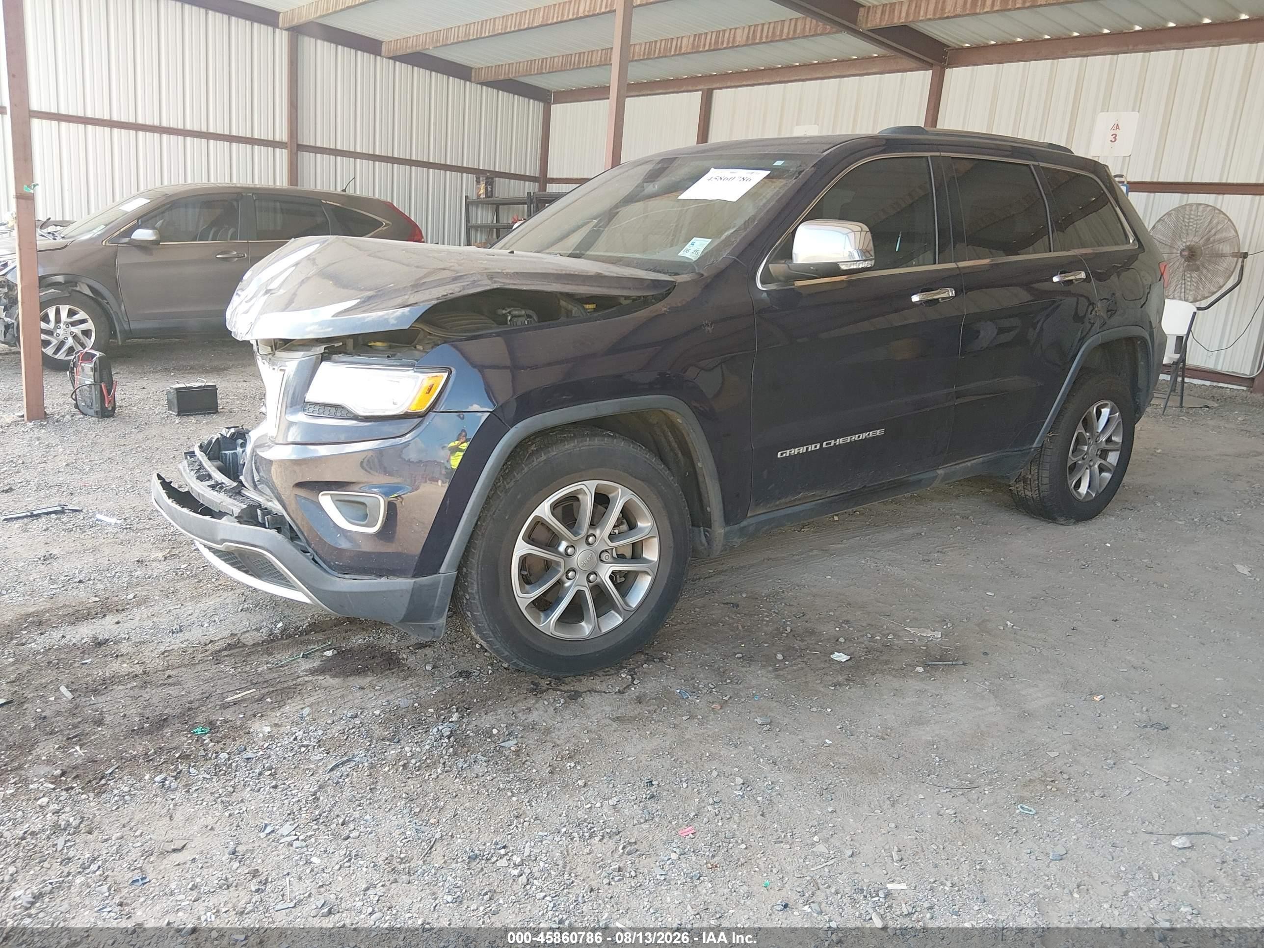 2015 Jeep Grand Cherokee Limited Blue vin: 1C4RJFBG5FC664321