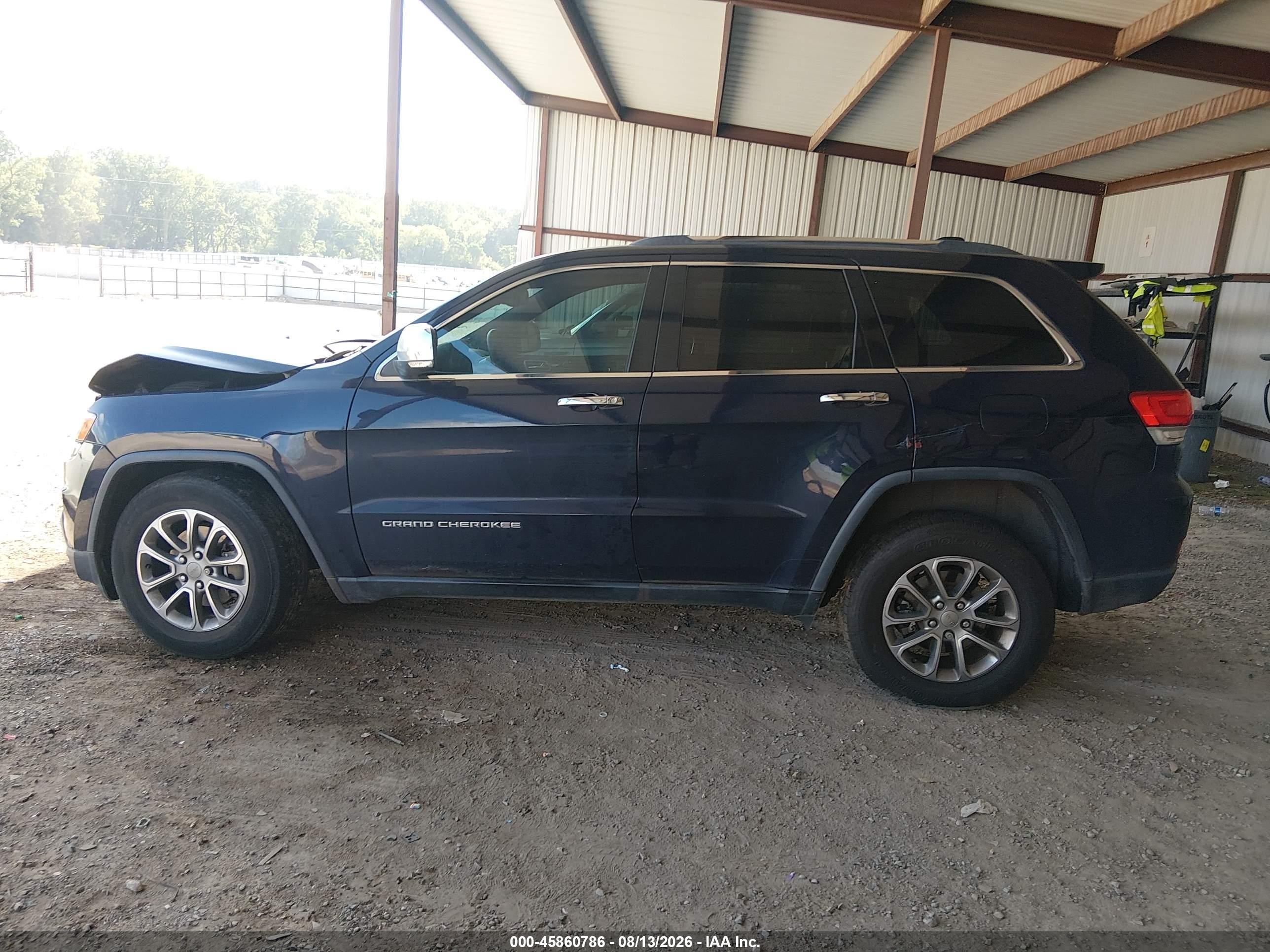 2015 Jeep Grand Cherokee Limited Blue vin: 1C4RJFBG5FC664321