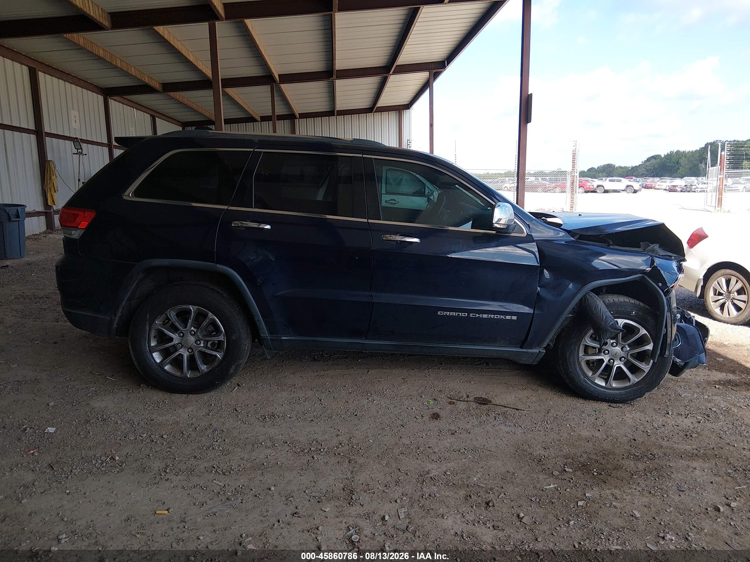 2015 Jeep Grand Cherokee Limited Blue vin: 1C4RJFBG5FC664321