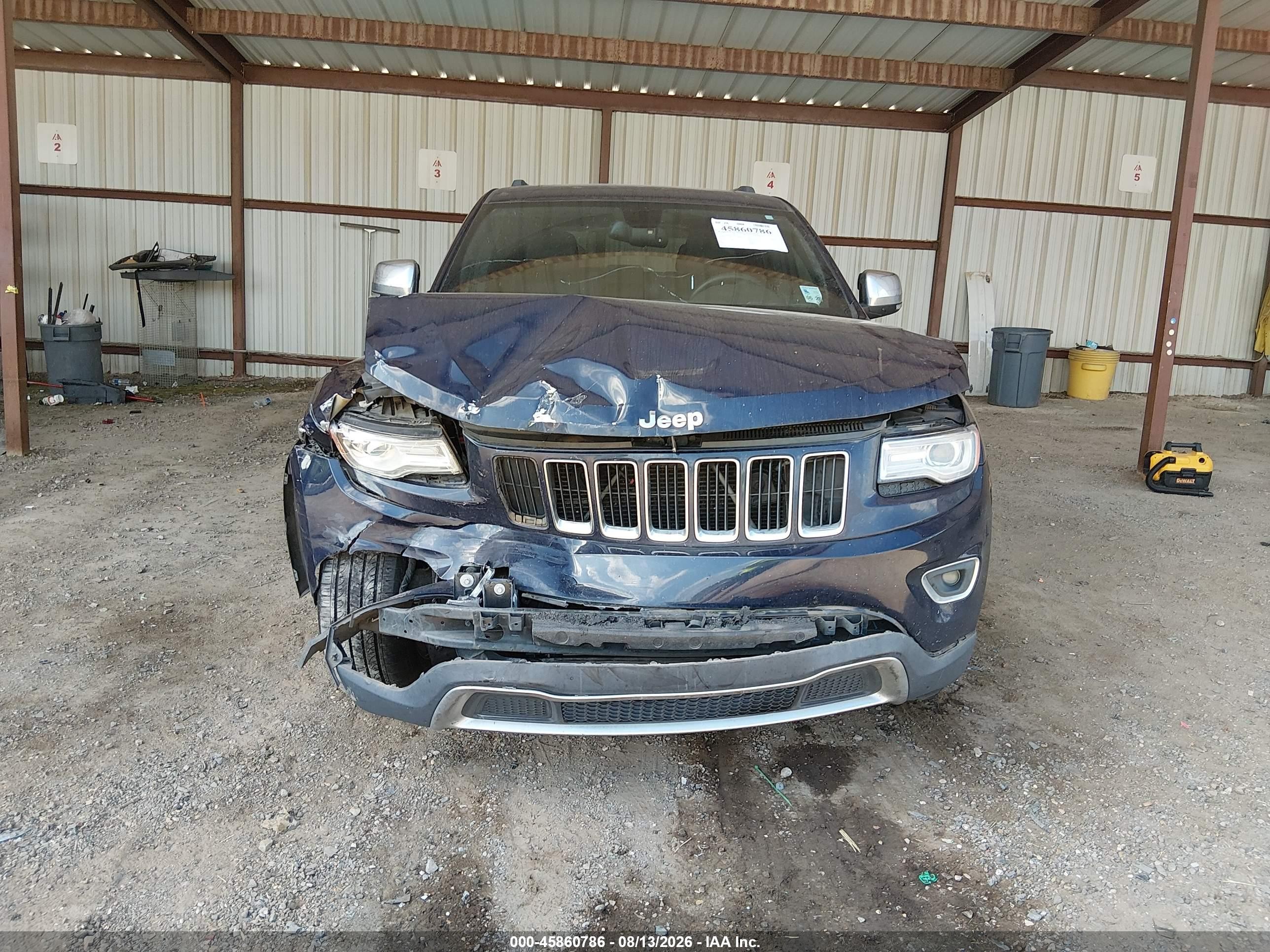 2015 Jeep Grand Cherokee Limited Blue vin: 1C4RJFBG5FC664321