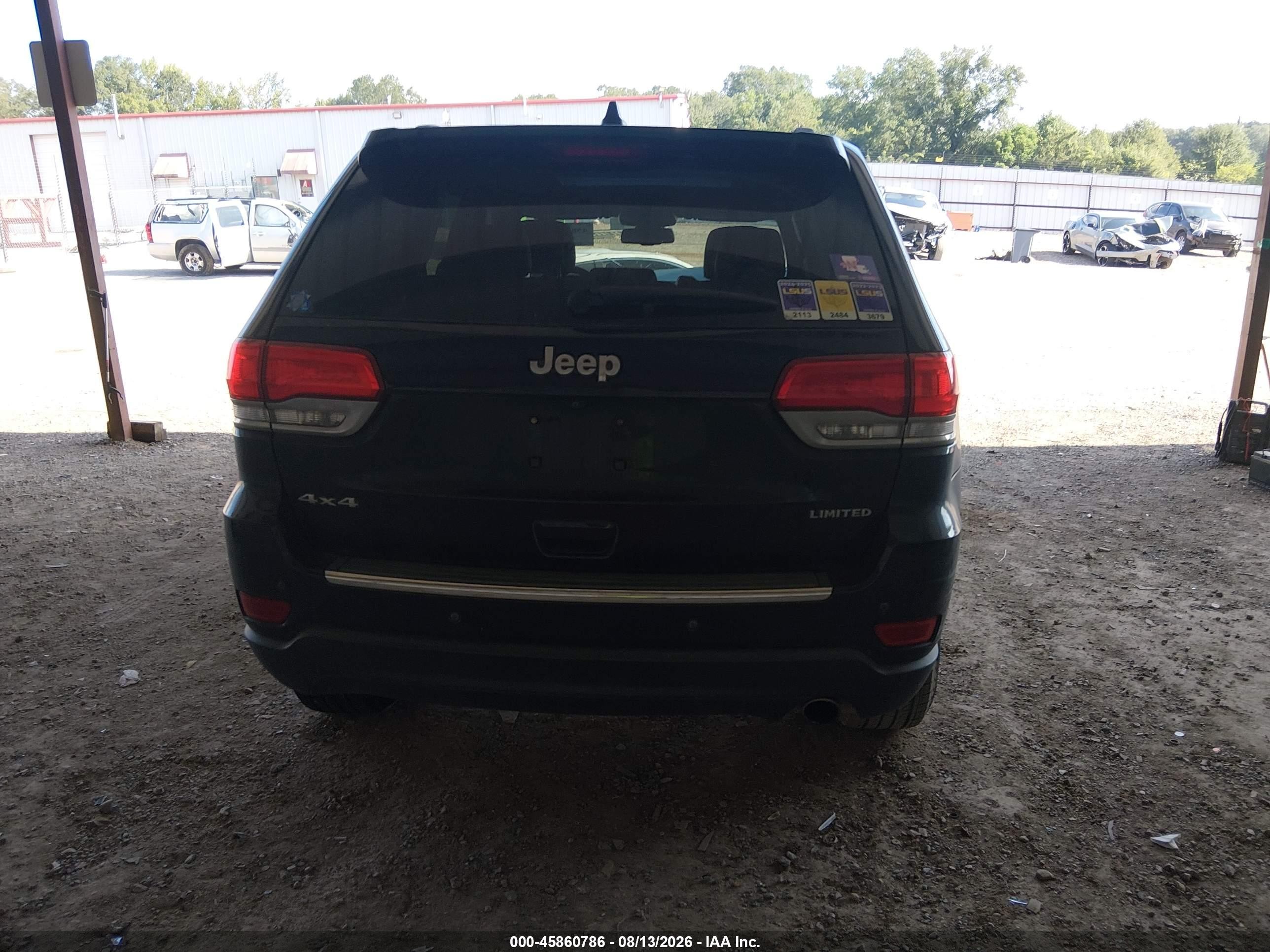 2015 Jeep Grand Cherokee Limited Blue vin: 1C4RJFBG5FC664321