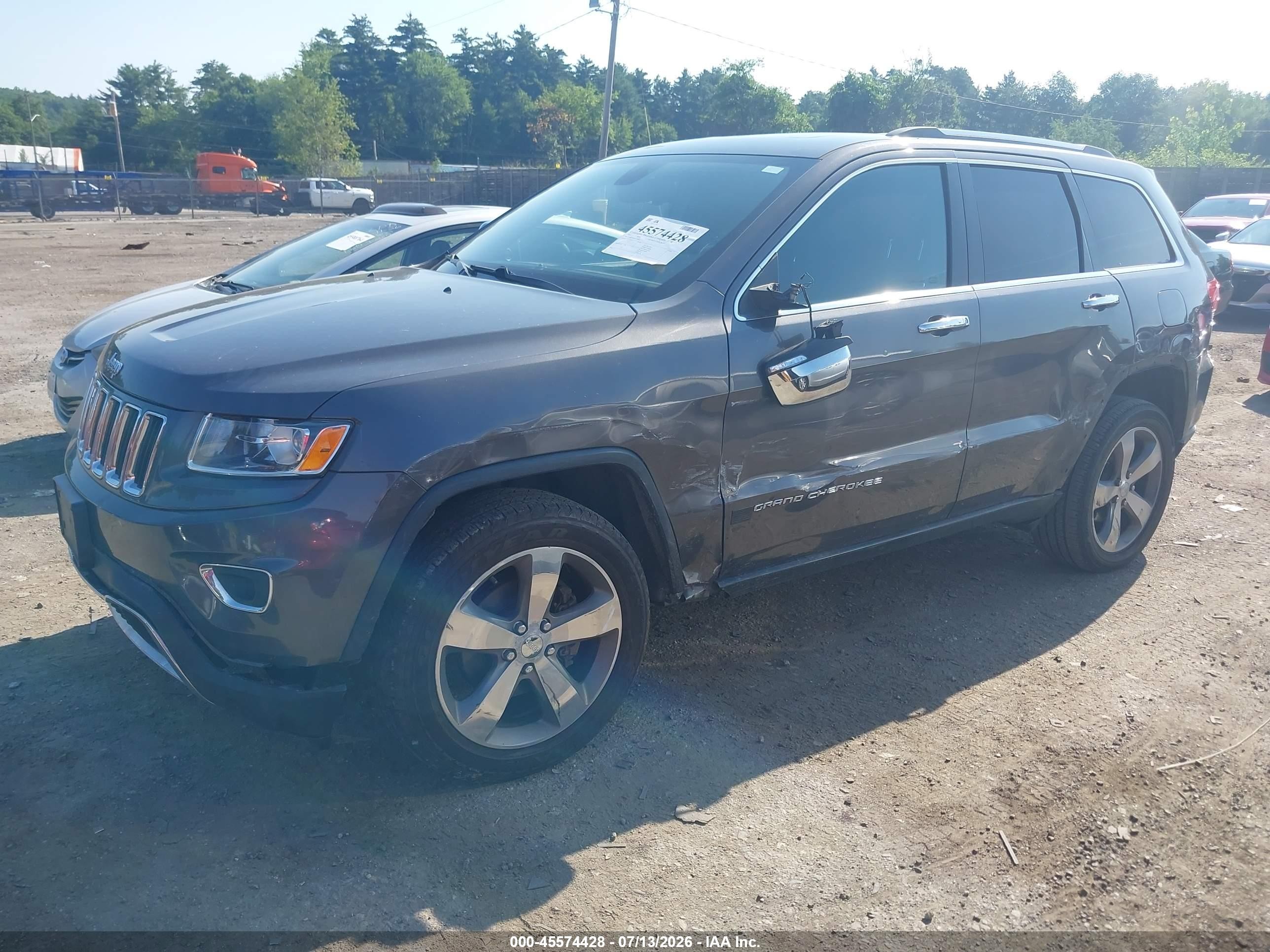2015 Jeep Grand Cherokee Limited Gray vin: 1C4RJFBG5FC679045