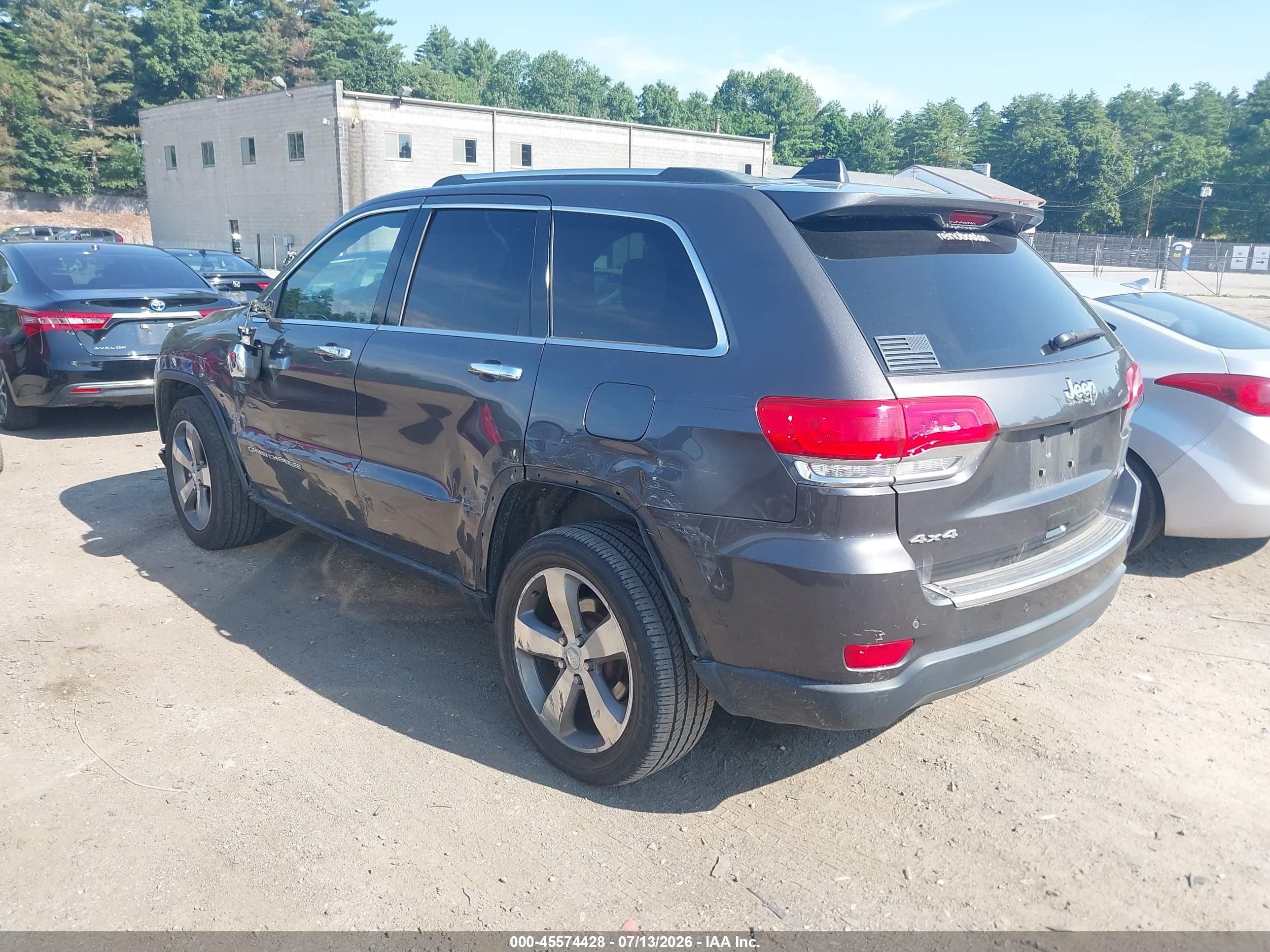 2015 Jeep Grand Cherokee Limited Gray vin: 1C4RJFBG5FC679045