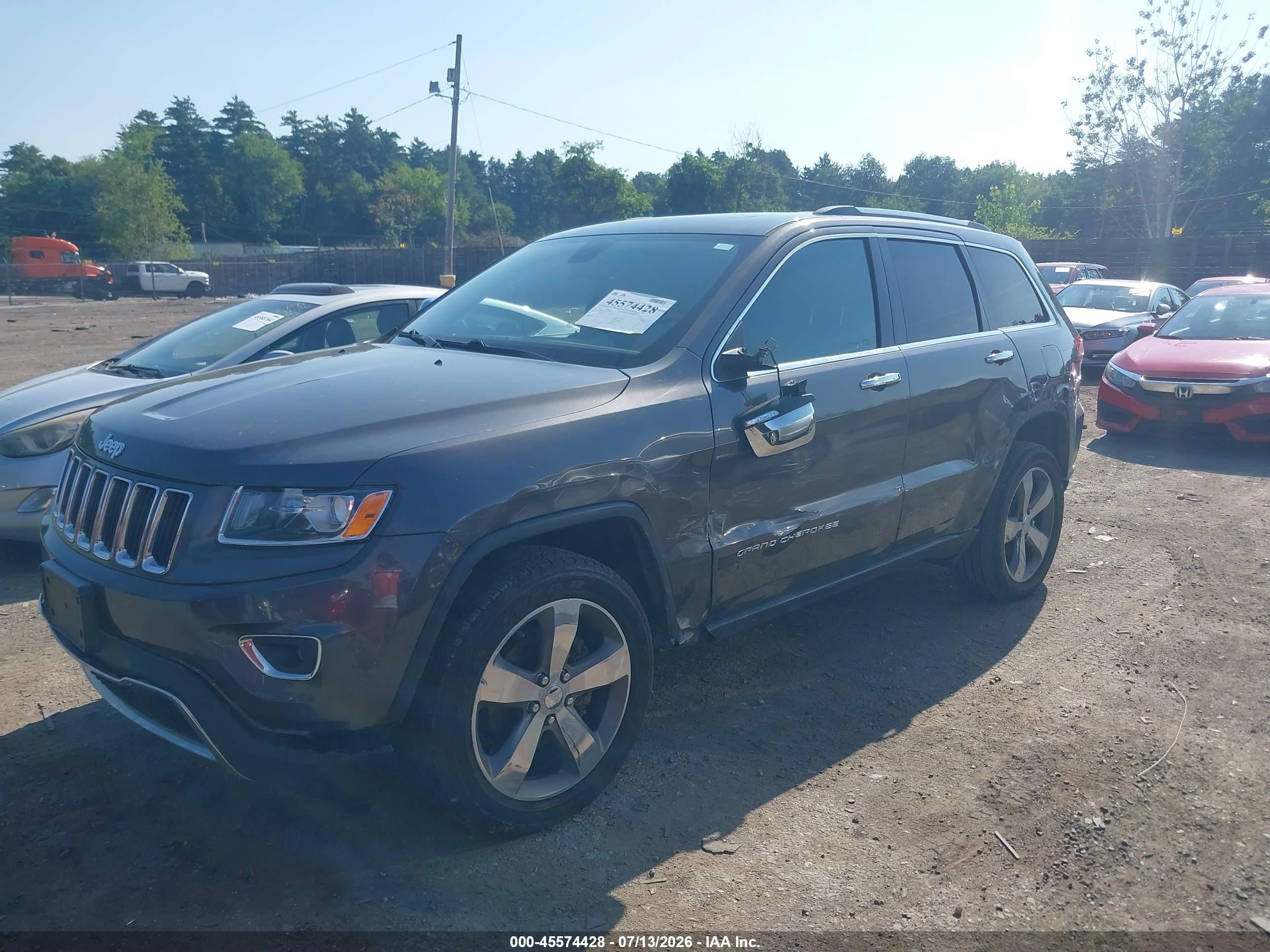 2015 Jeep Grand Cherokee Limited Gray vin: 1C4RJFBG5FC679045