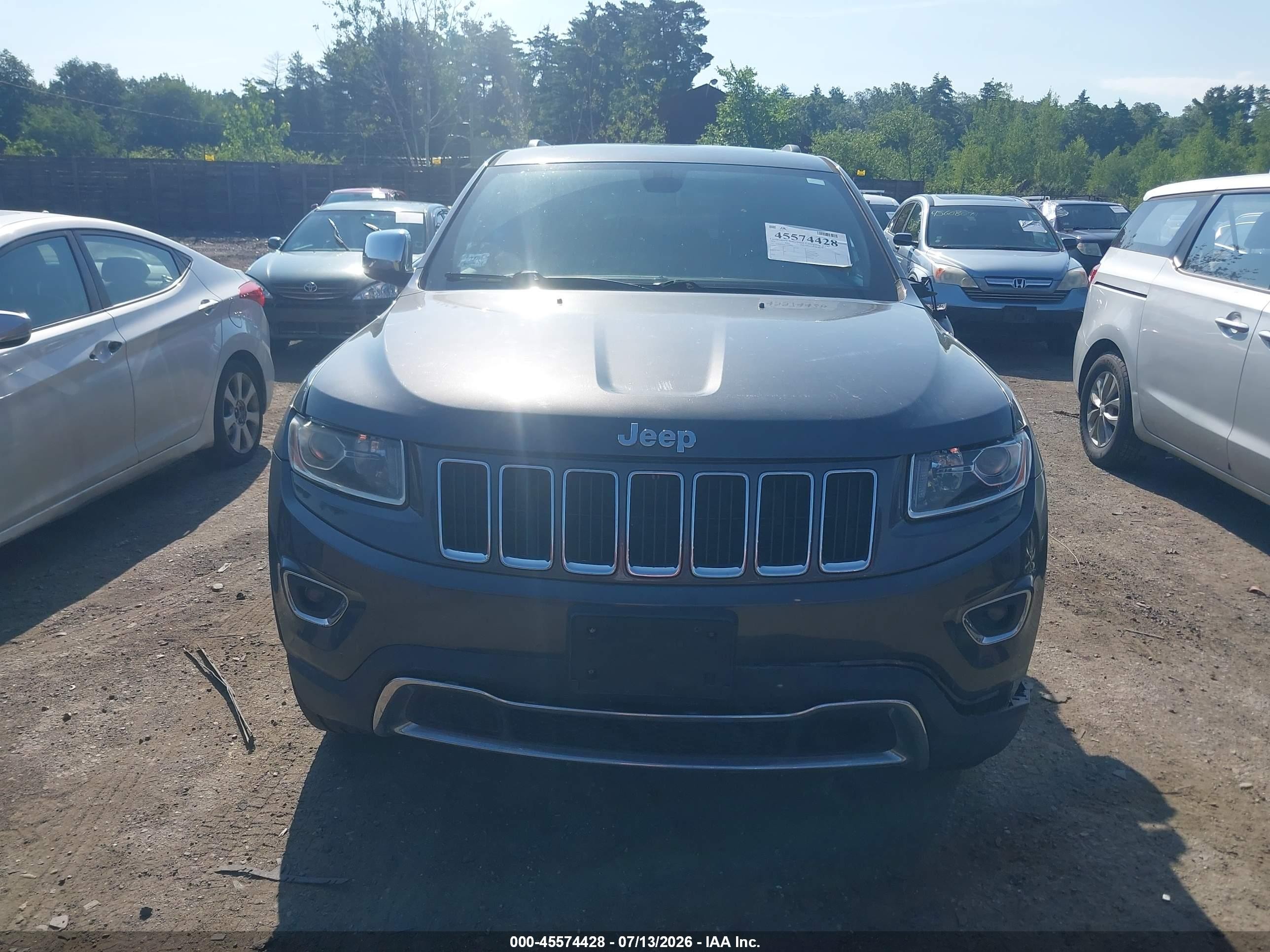 2015 Jeep Grand Cherokee Limited Gray vin: 1C4RJFBG5FC679045