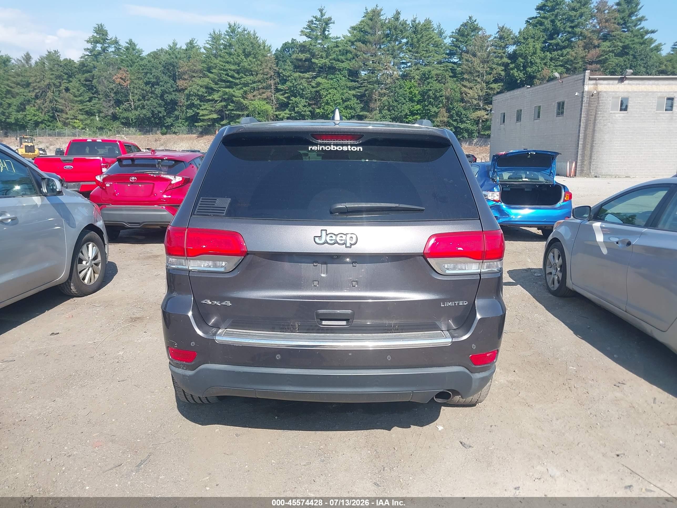 2015 Jeep Grand Cherokee Limited Gray vin: 1C4RJFBG5FC679045