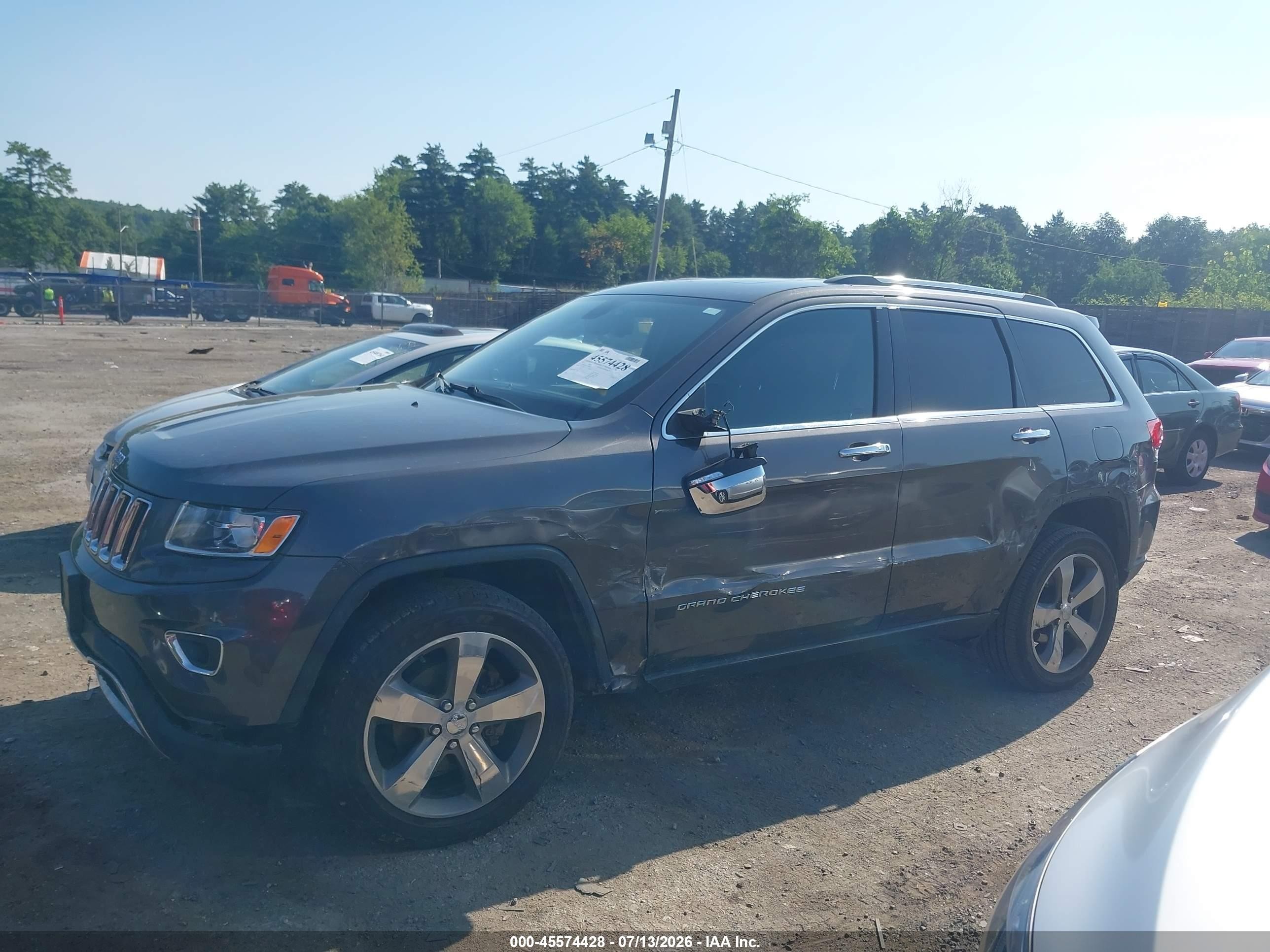 2015 Jeep Grand Cherokee Limited Gray vin: 1C4RJFBG5FC679045