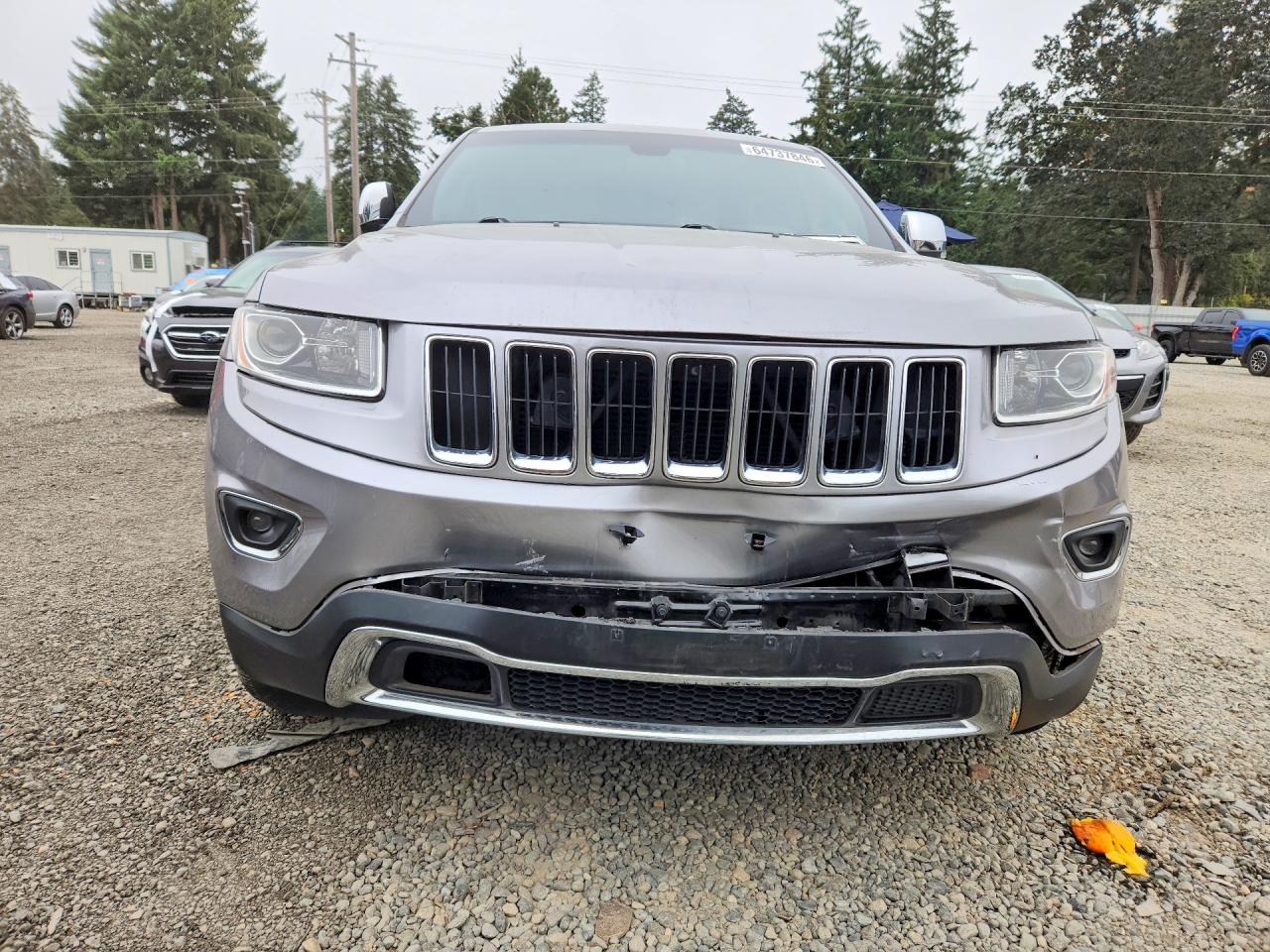 2015 Jeep Grand Cherokee Limited Серебряный vin: 1C4RJFBG5FC700122