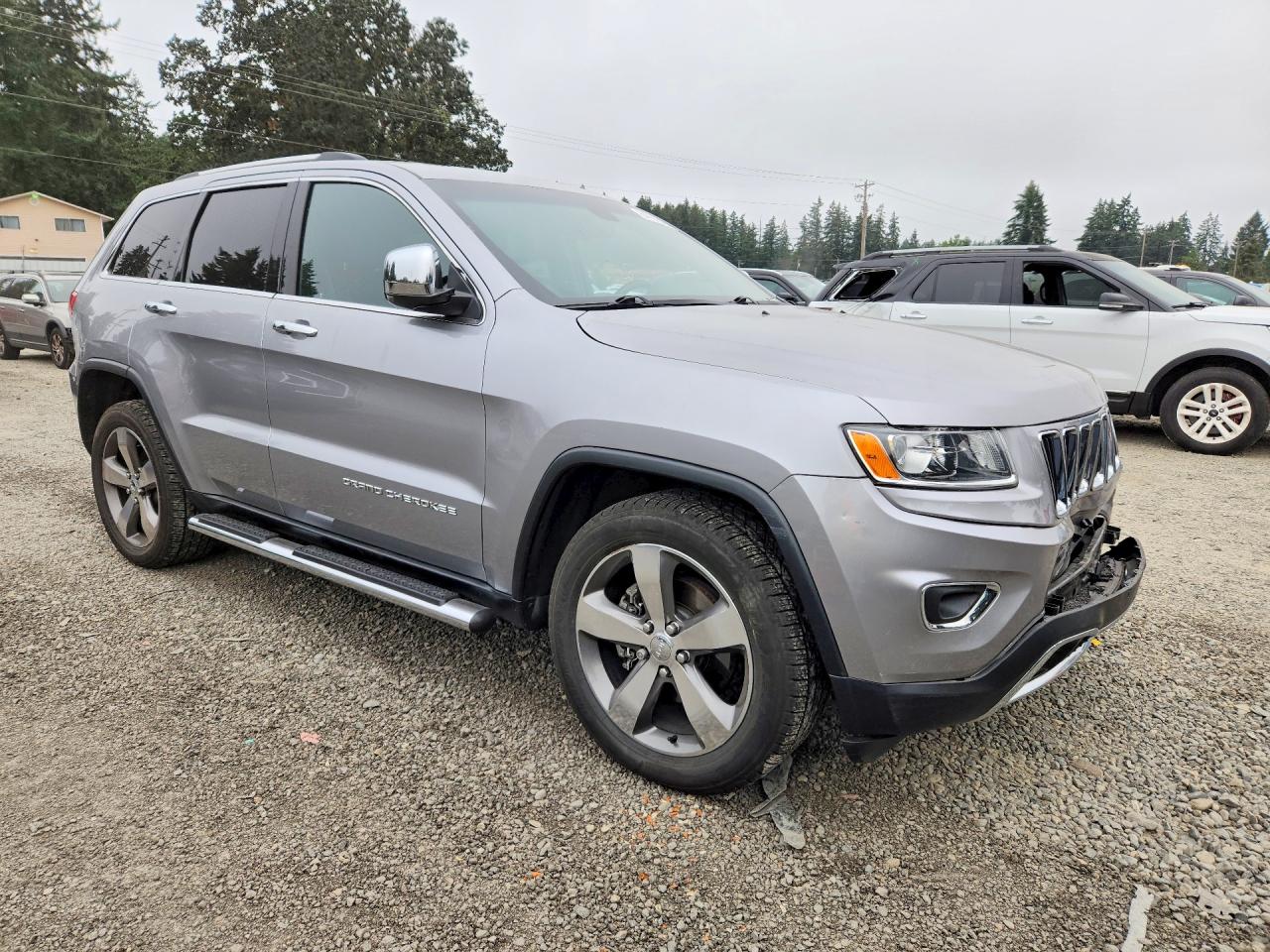 2015 Jeep Grand Cherokee Limited Серебряный vin: 1C4RJFBG5FC700122
