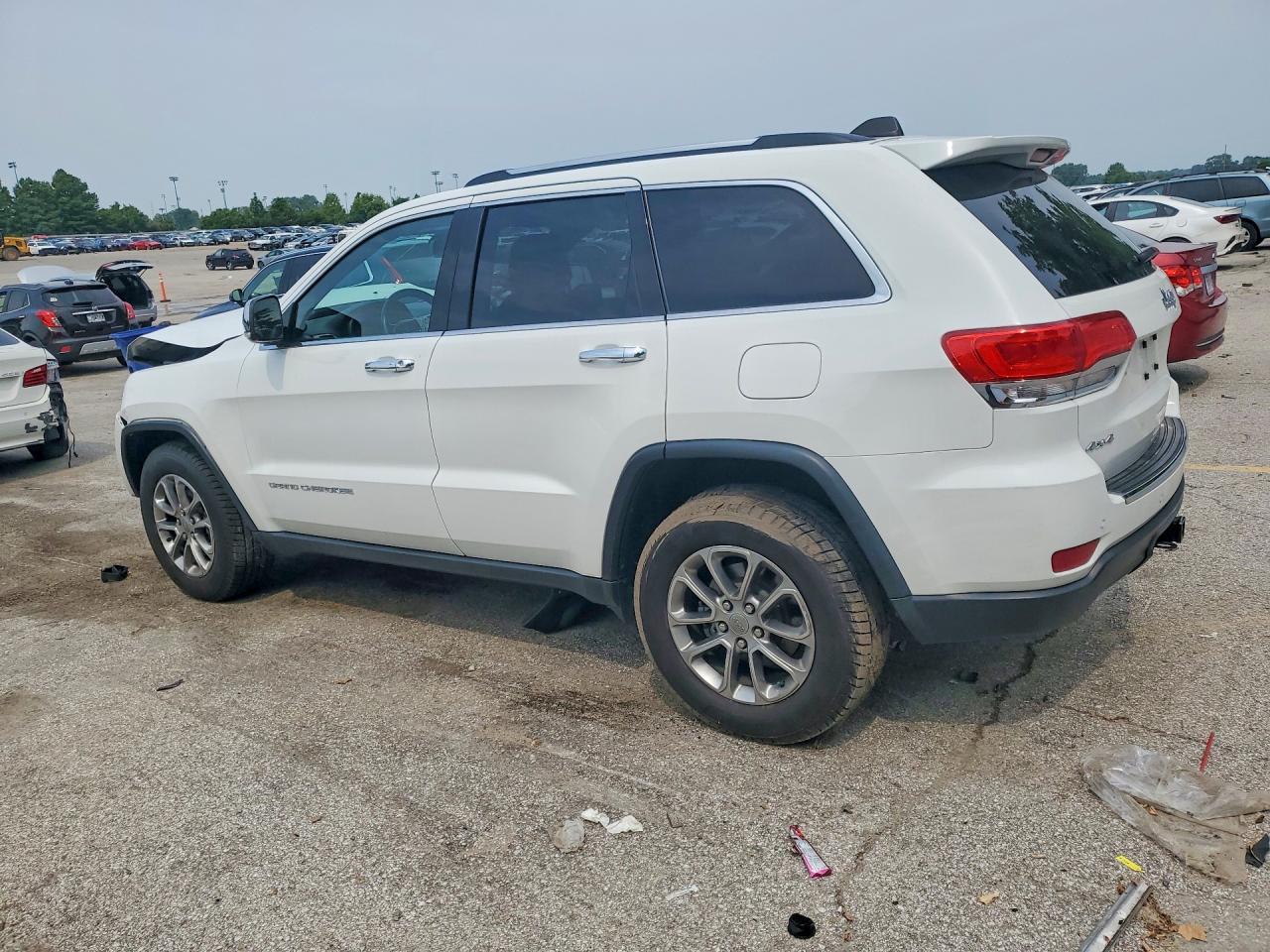 2015 Jeep Grand Cherokee Limited White vin: 1C4RJFBG5FC717731