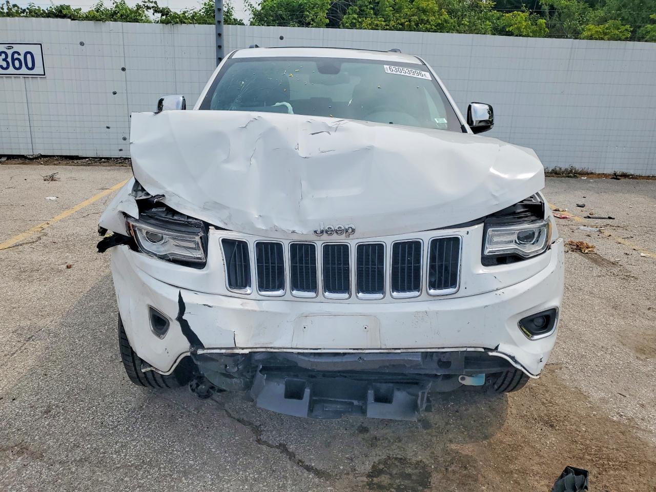 2015 Jeep Grand Cherokee Limited White vin: 1C4RJFBG5FC717731