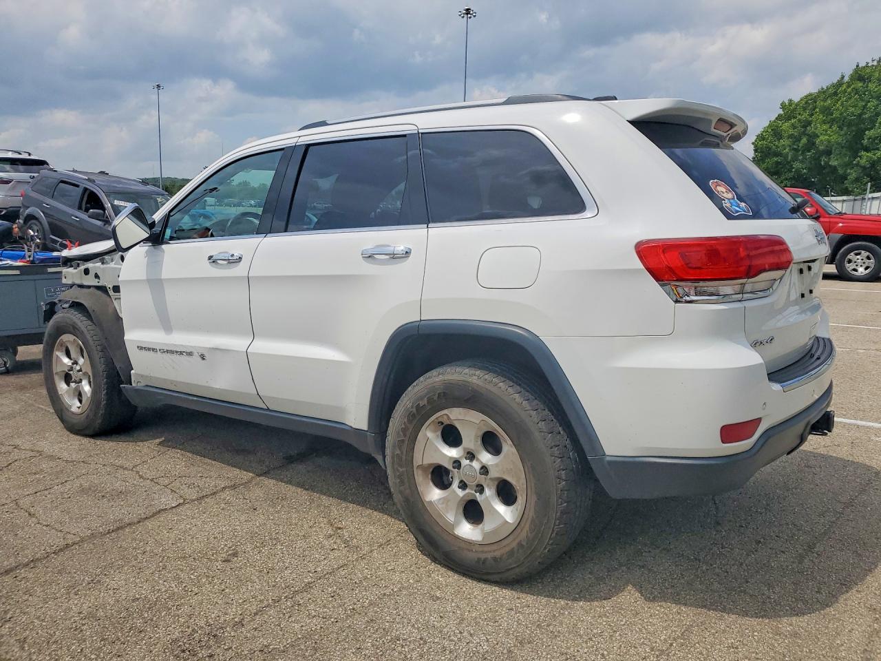 2015 Jeep Grand Cherokee Limited White vin: 1C4RJFBG5FC726459