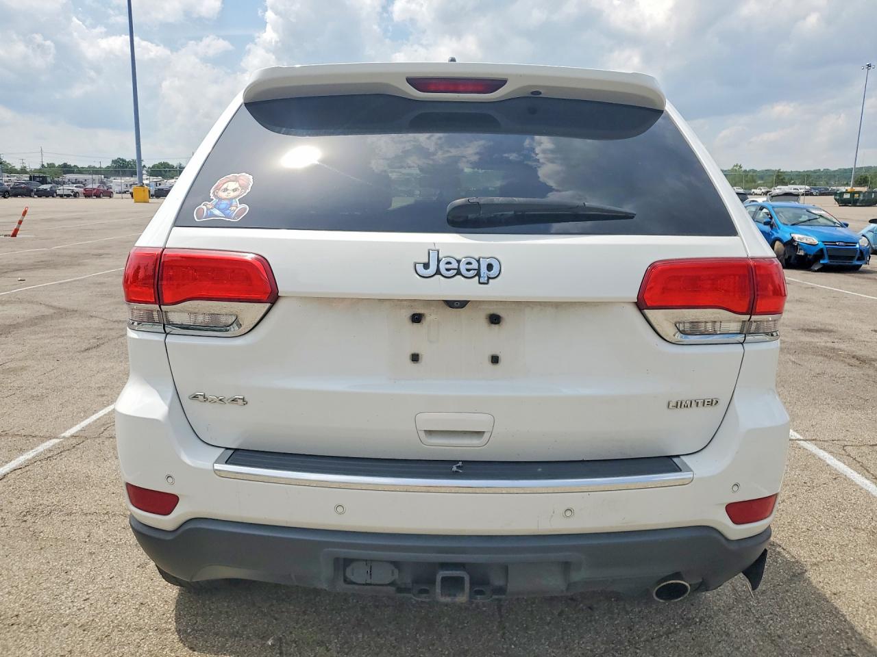 2015 Jeep Grand Cherokee Limited White vin: 1C4RJFBG5FC726459