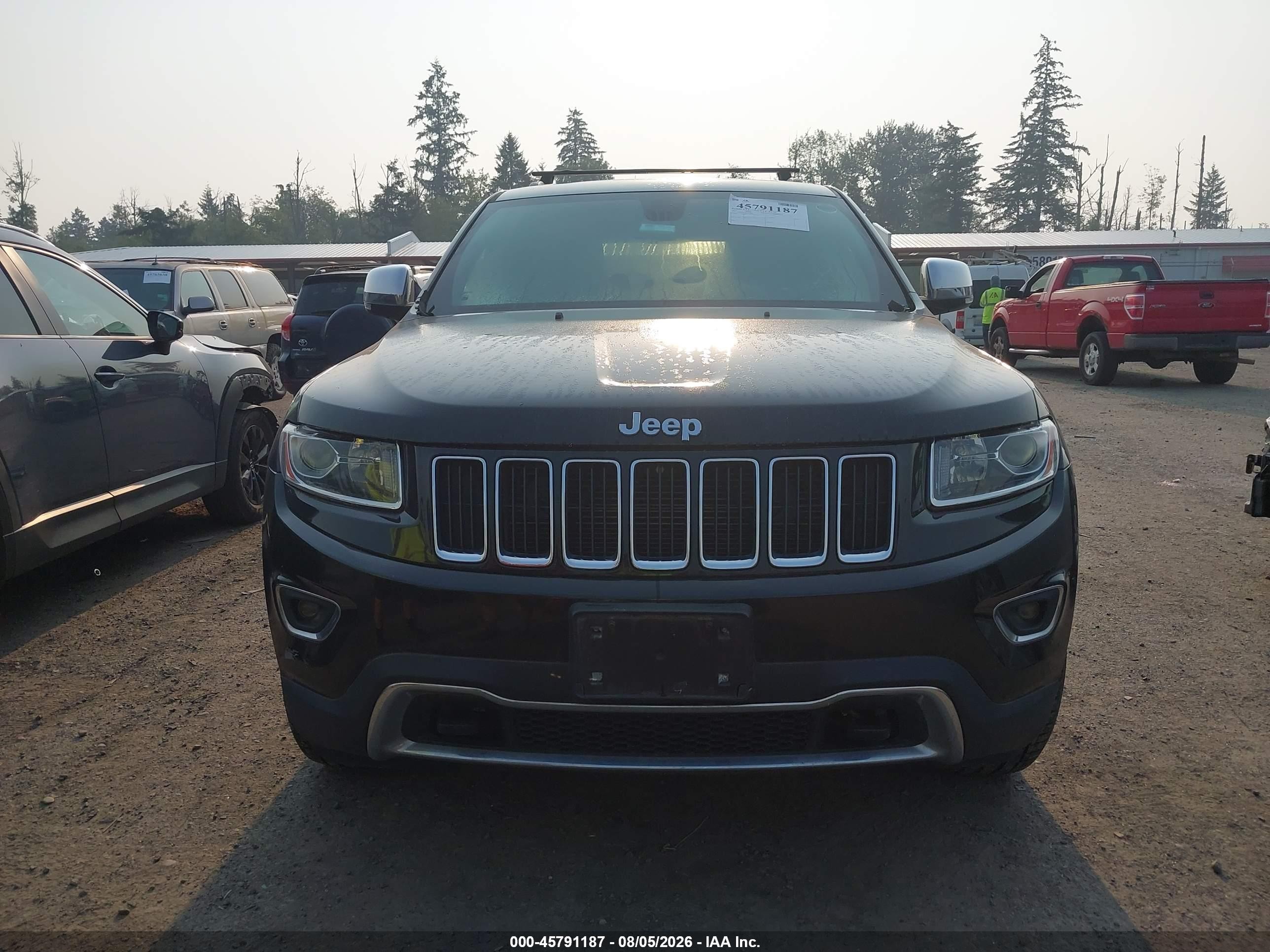 2015 Jeep Grand Cherokee Limited Black vin: 1C4RJFBG5FC738904