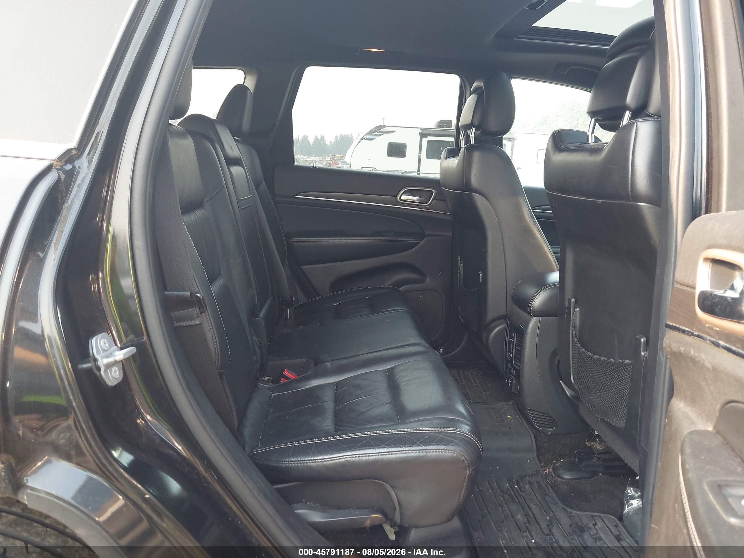 2015 Jeep Grand Cherokee Limited Black vin: 1C4RJFBG5FC738904
