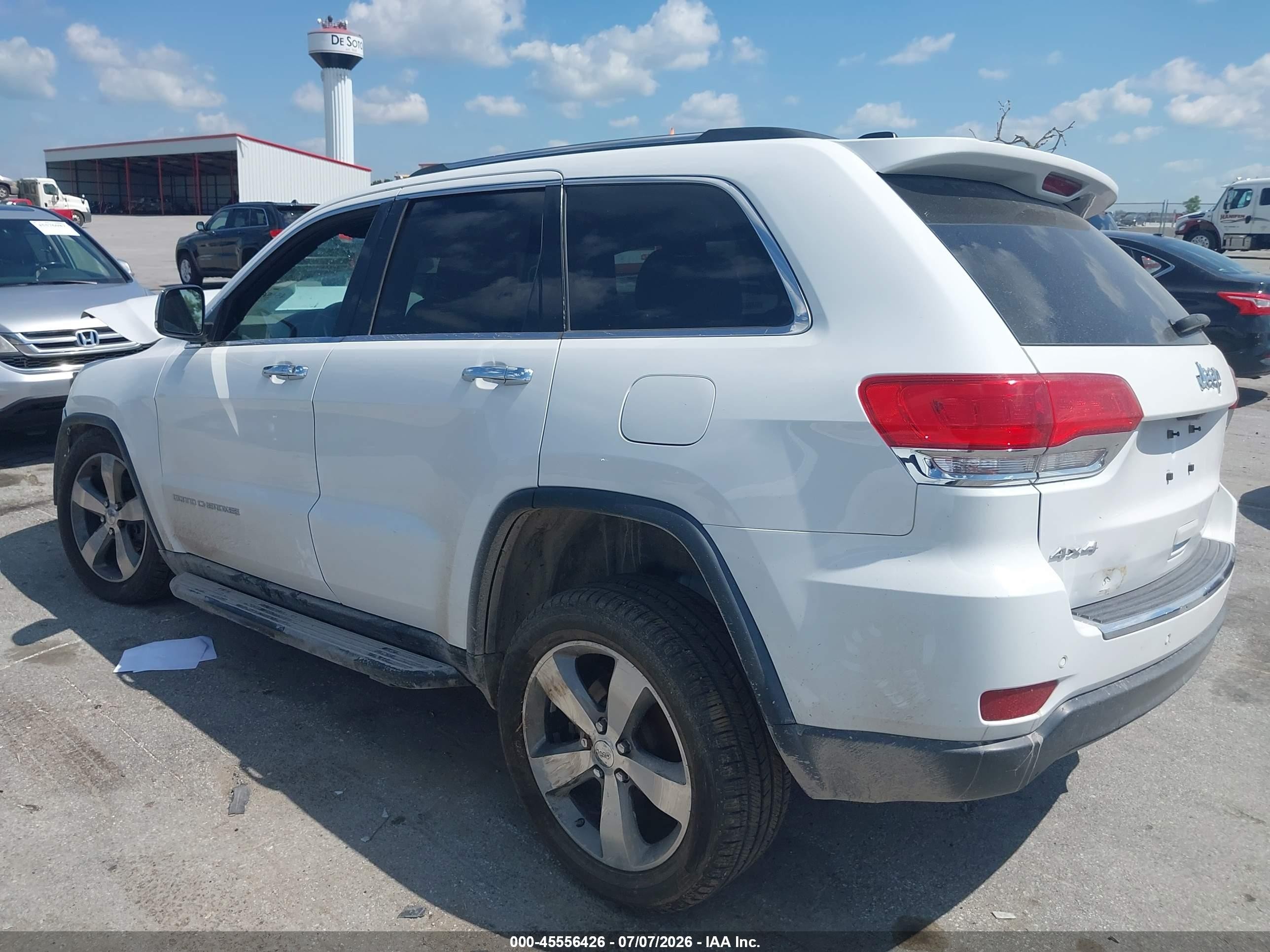 2015 Jeep Grand Cherokee Limited Белый vin: 1C4RJFBG5FC776455
