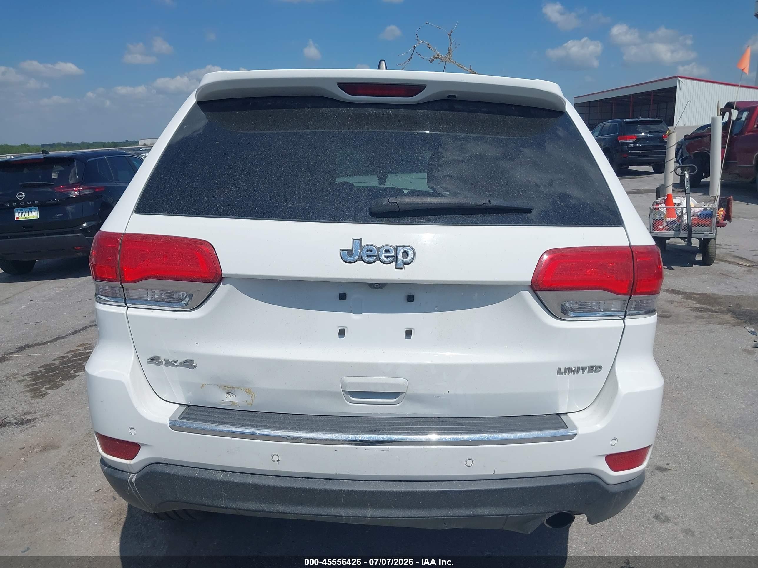 2015 Jeep Grand Cherokee Limited Белый vin: 1C4RJFBG5FC776455