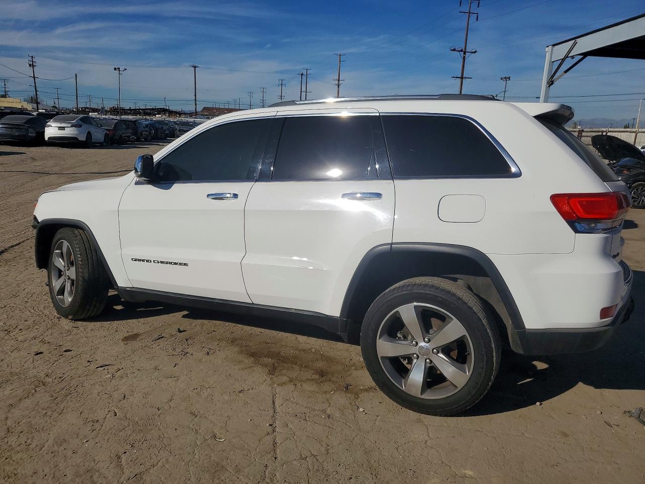 2015 Jeep Grand Cherokee Limited Белый vin: 1C4RJFBG5FC778724