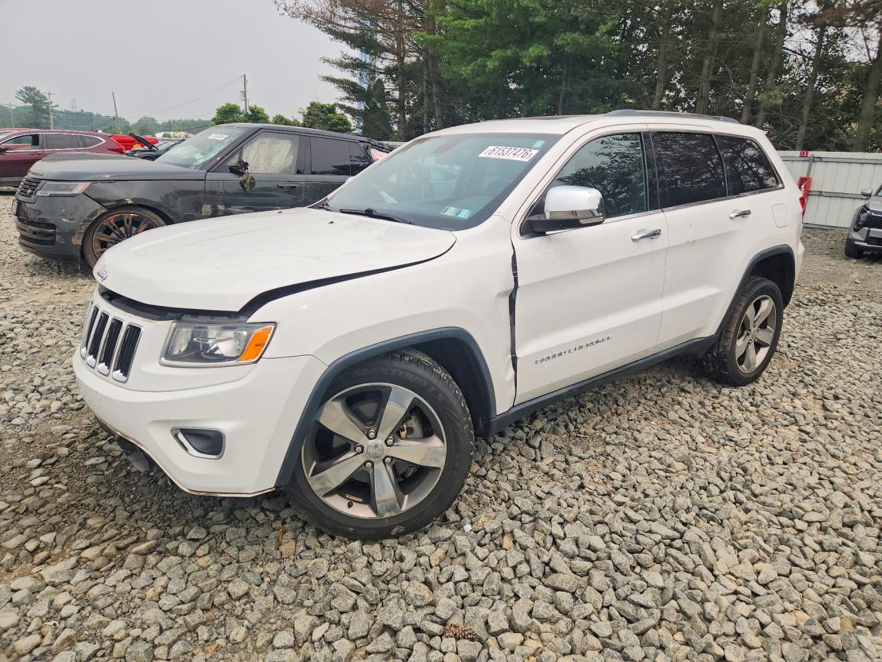 2015 Jeep Grand Cherokee Limited White vin: 1C4RJFBG5FC791666