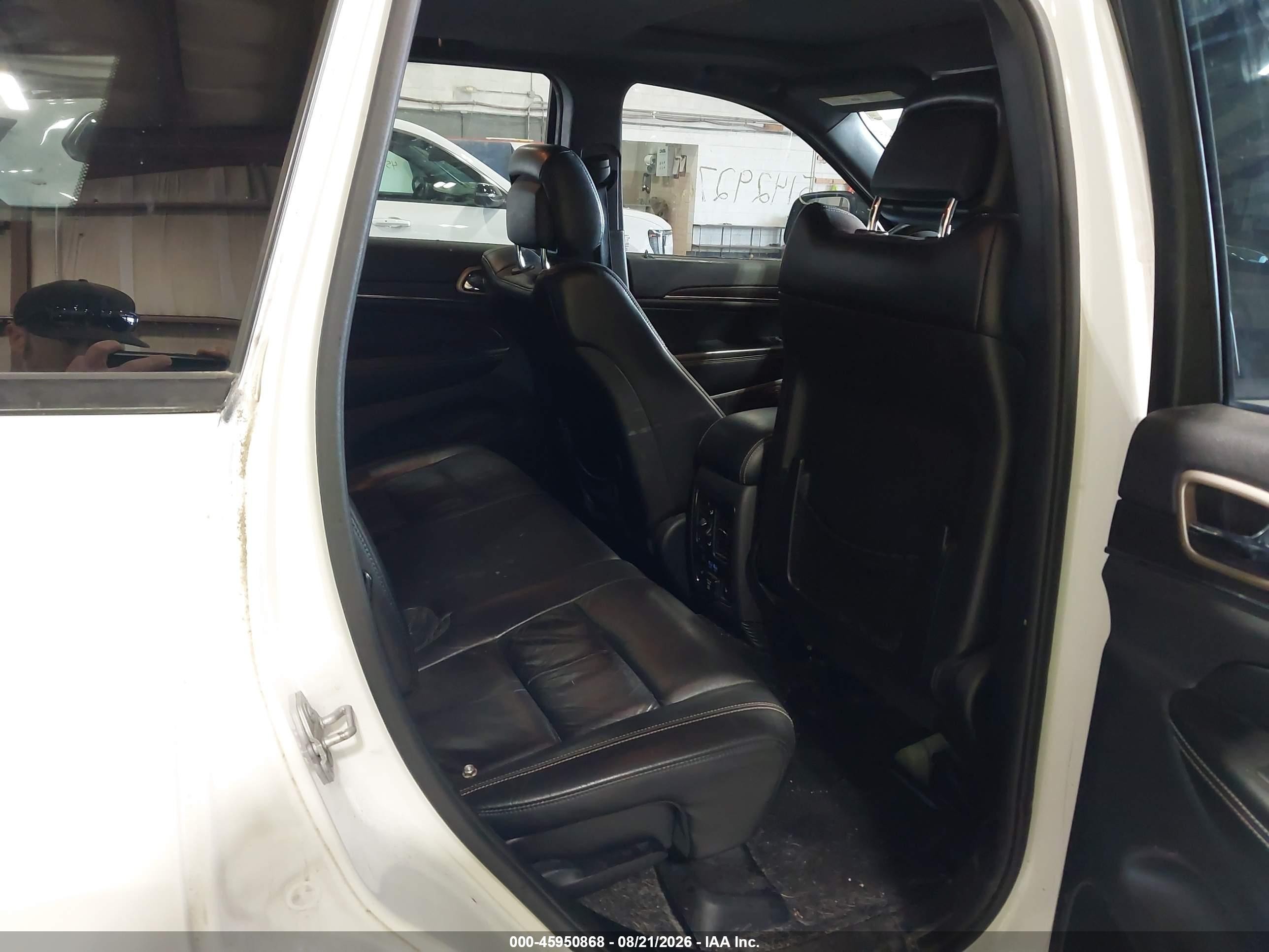 2015 Jeep Grand Cherokee Limited White vin: 1C4RJFBG5FC794664