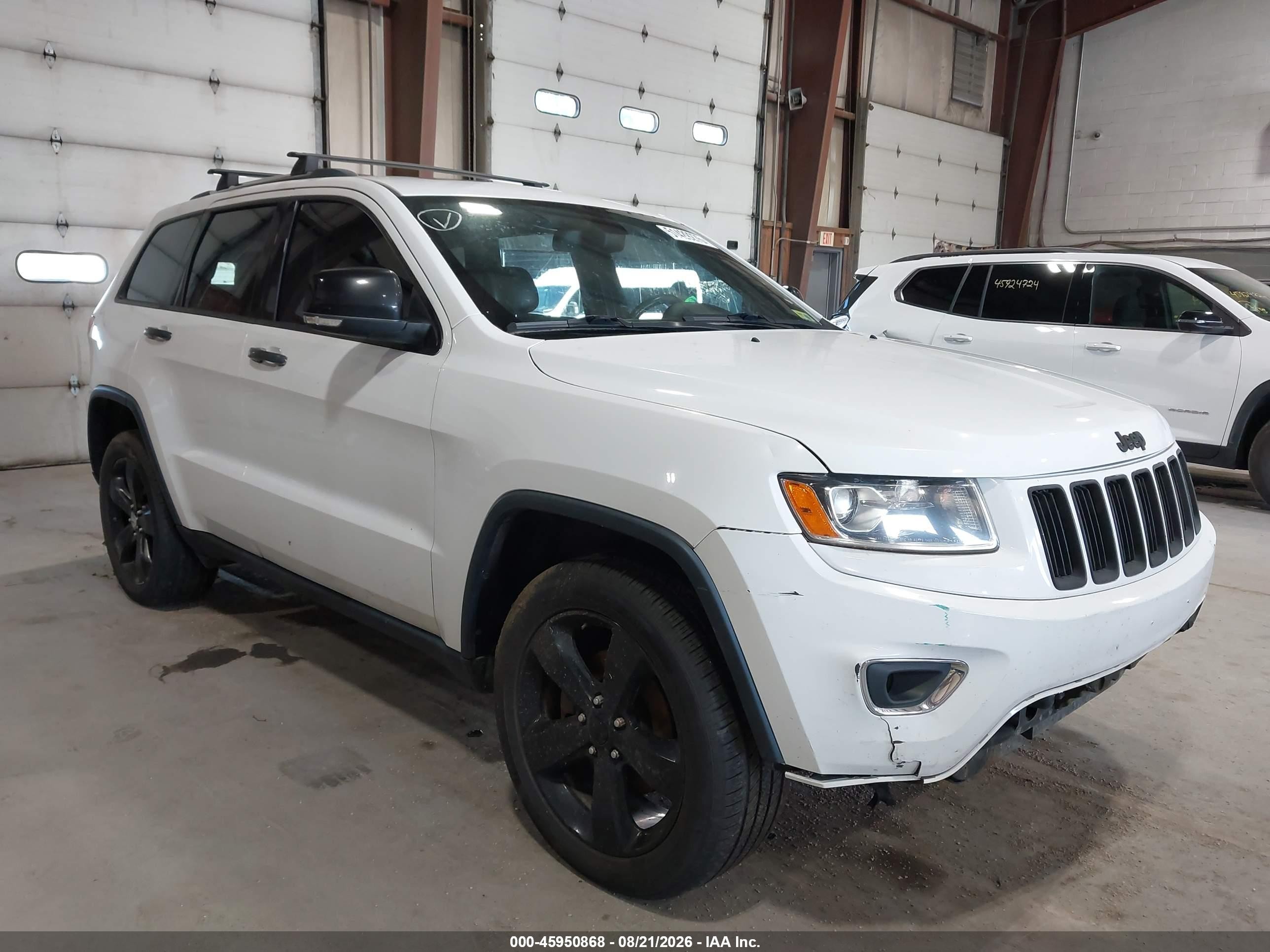 2015 Jeep Grand Cherokee Limited White vin: 1C4RJFBG5FC794664