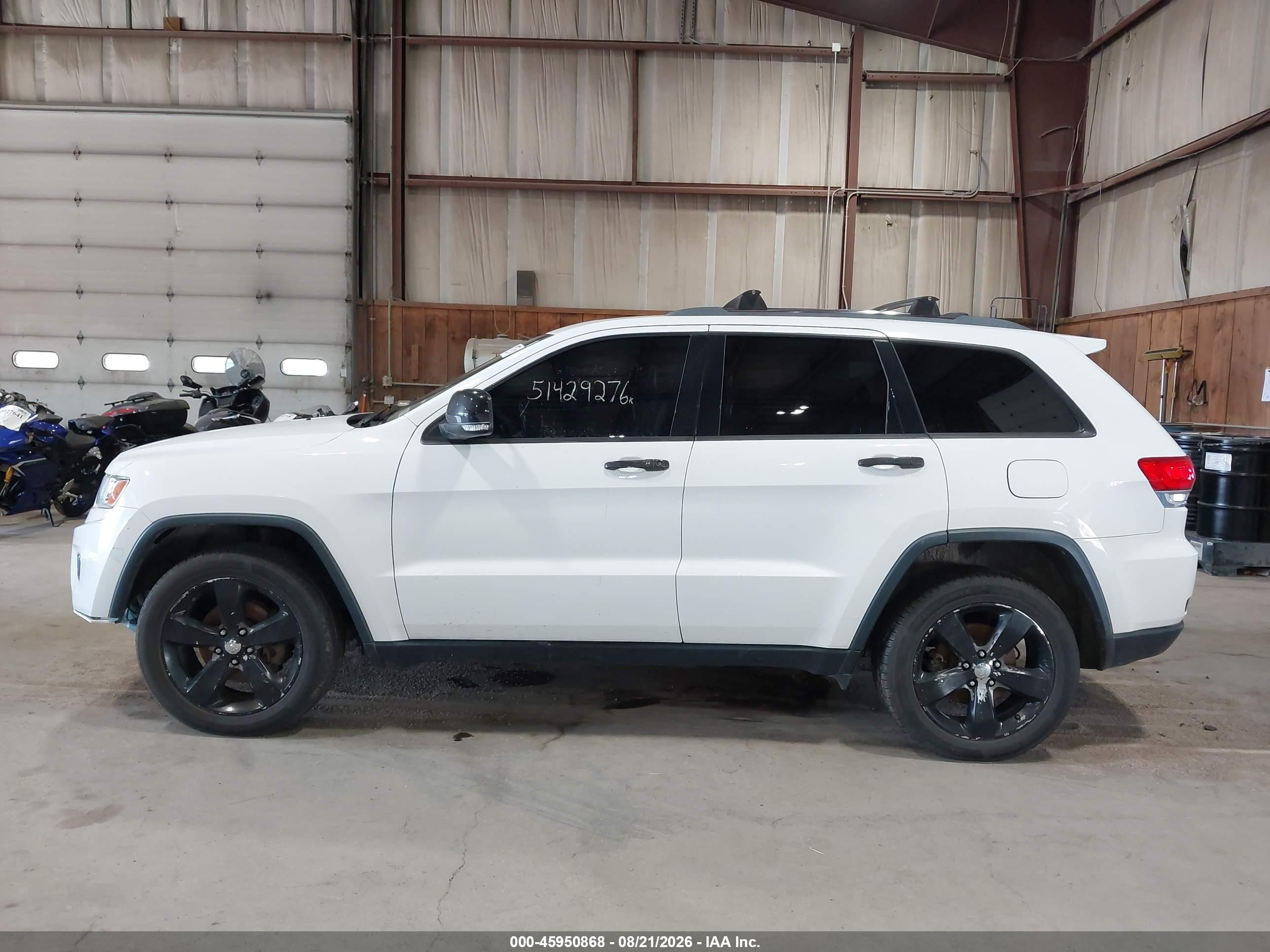 2015 Jeep Grand Cherokee Limited White vin: 1C4RJFBG5FC794664
