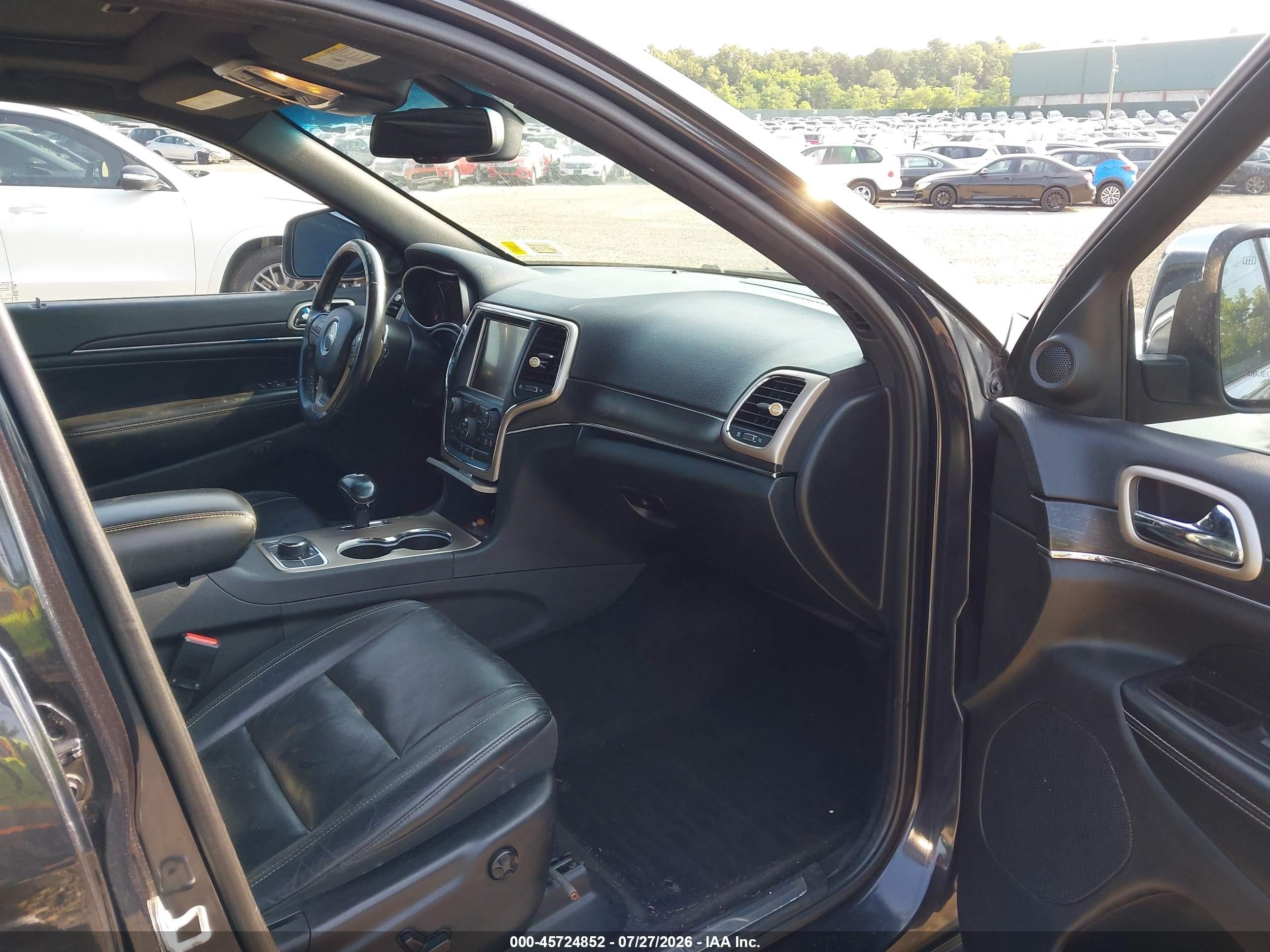 2015 Jeep Grand Cherokee Limited Black vin: 1C4RJFBG5FC831633