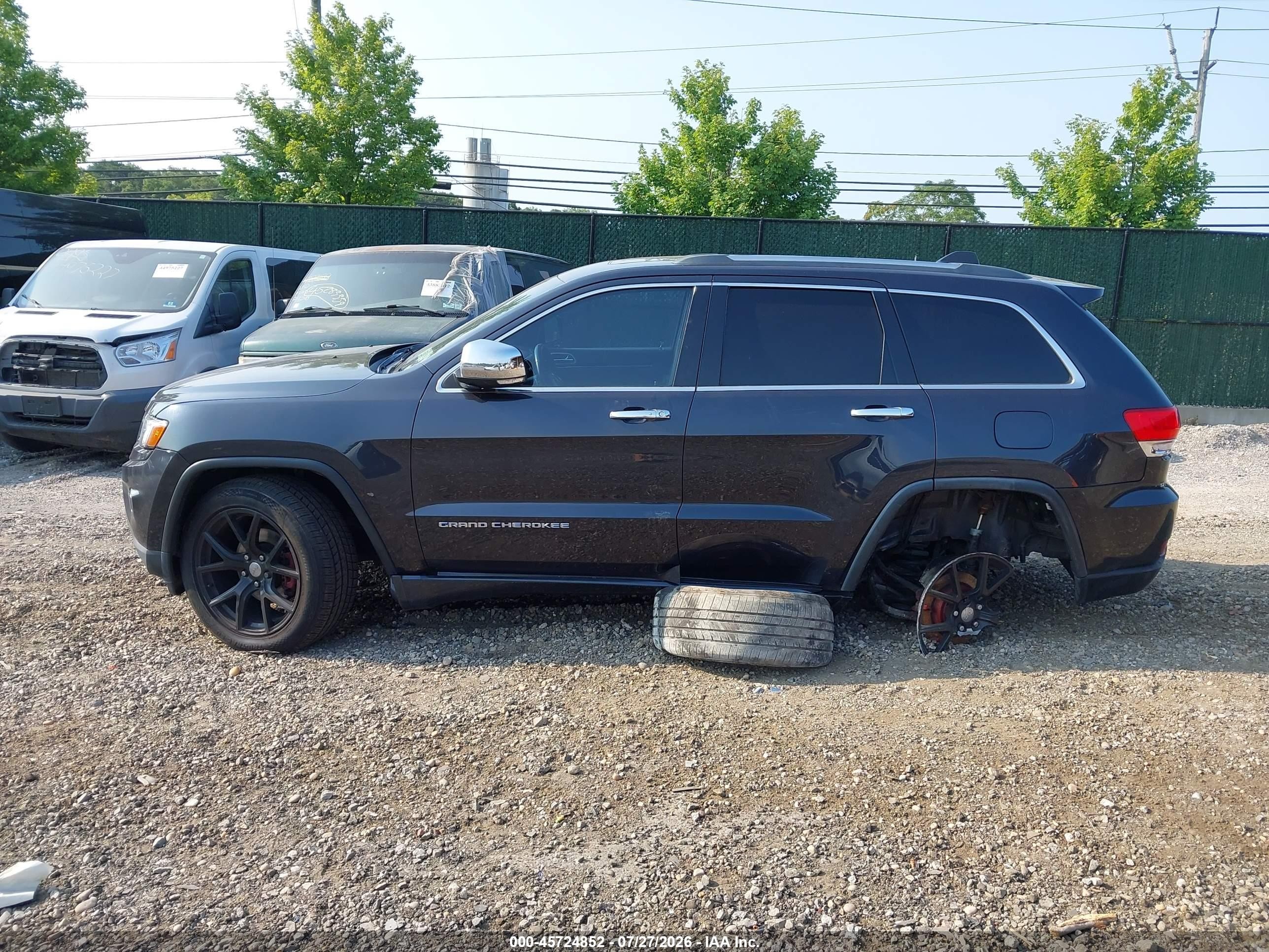 2015 Jeep Grand Cherokee Limited Black vin: 1C4RJFBG5FC831633