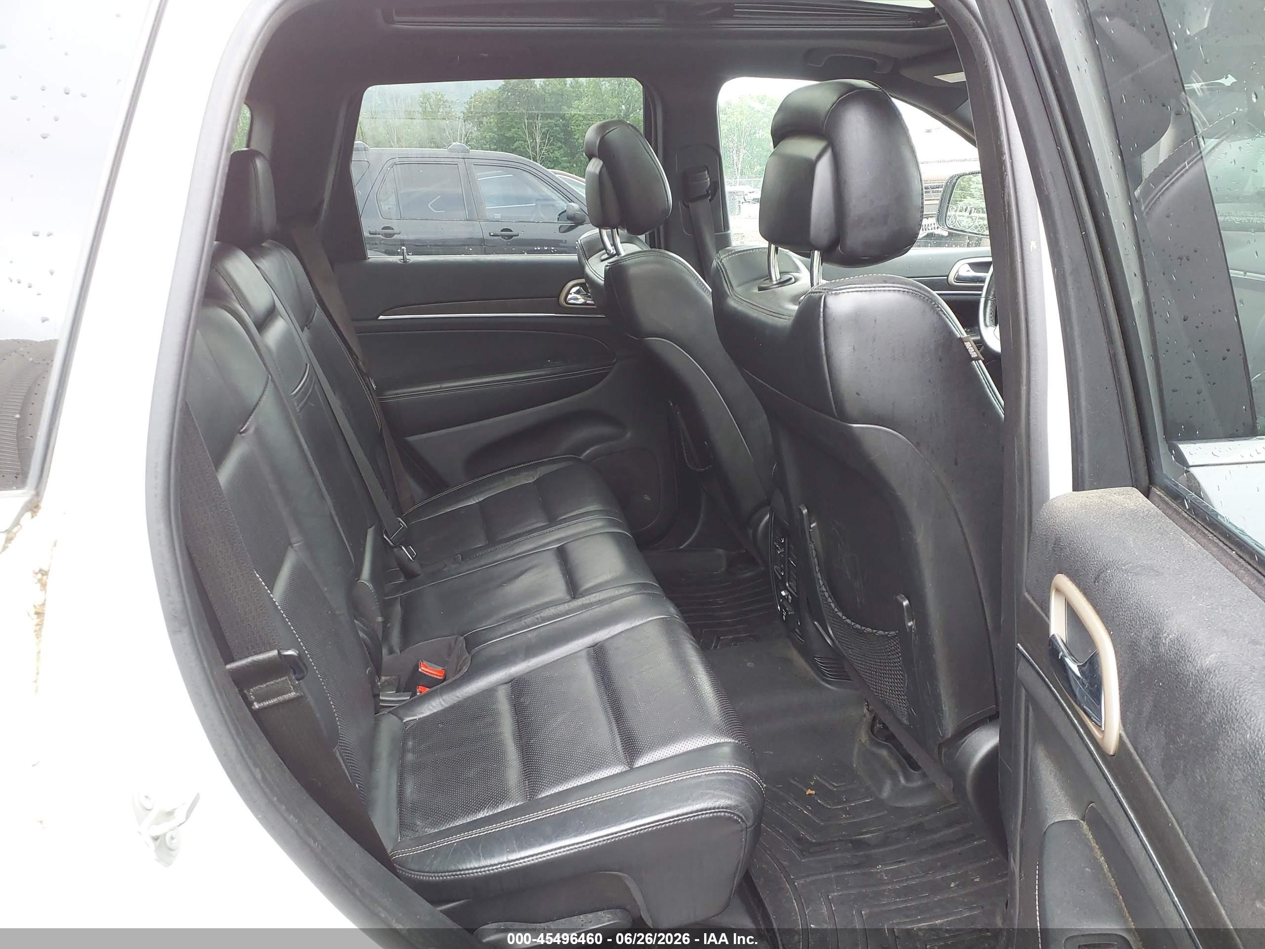2015 Jeep Grand Cherokee Limited White vin: 1C4RJFBG5FC865524