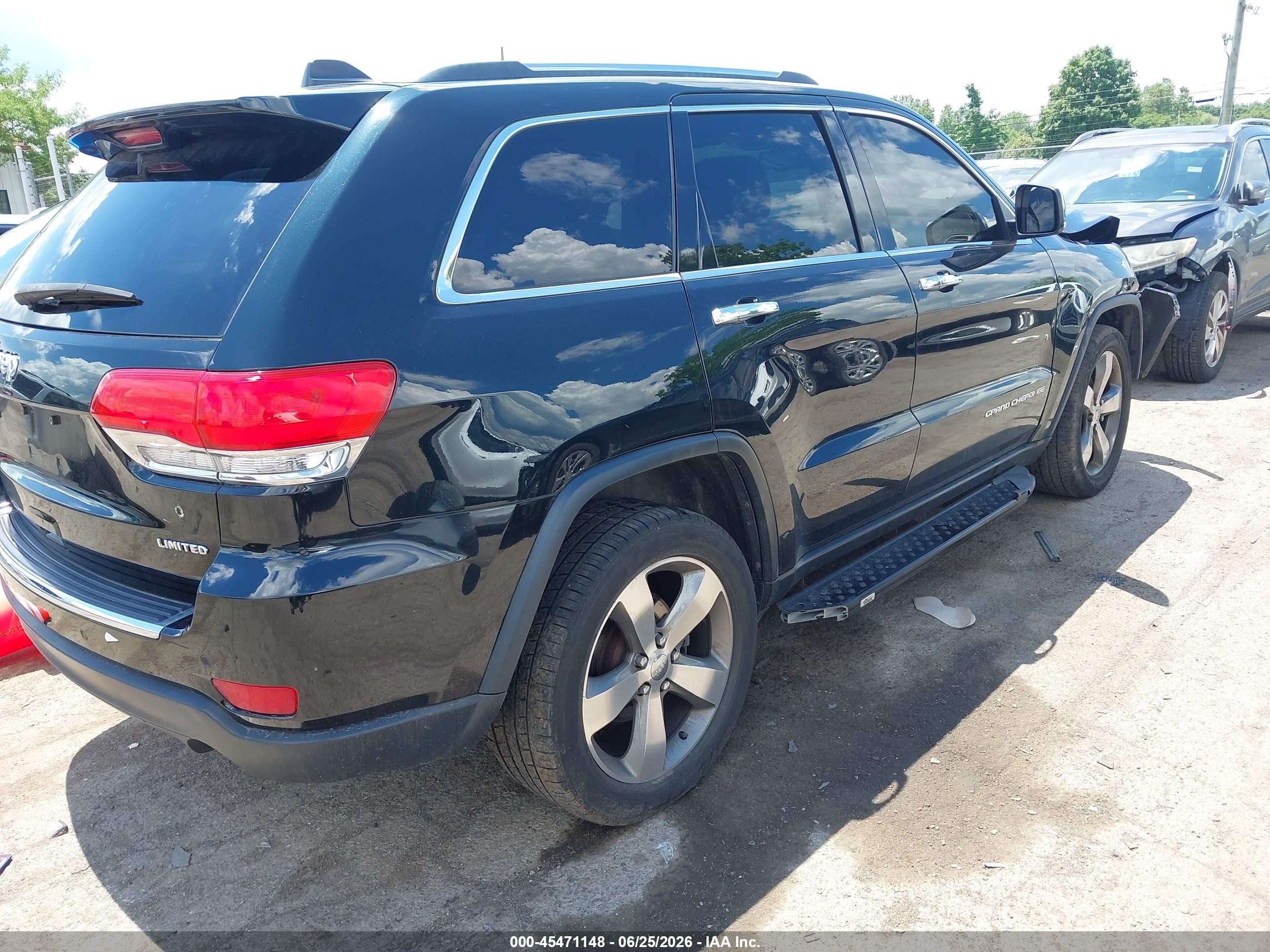 2015 Jeep Grand Cherokee Limited Черный vin: 1C4RJFBG5FC878645
