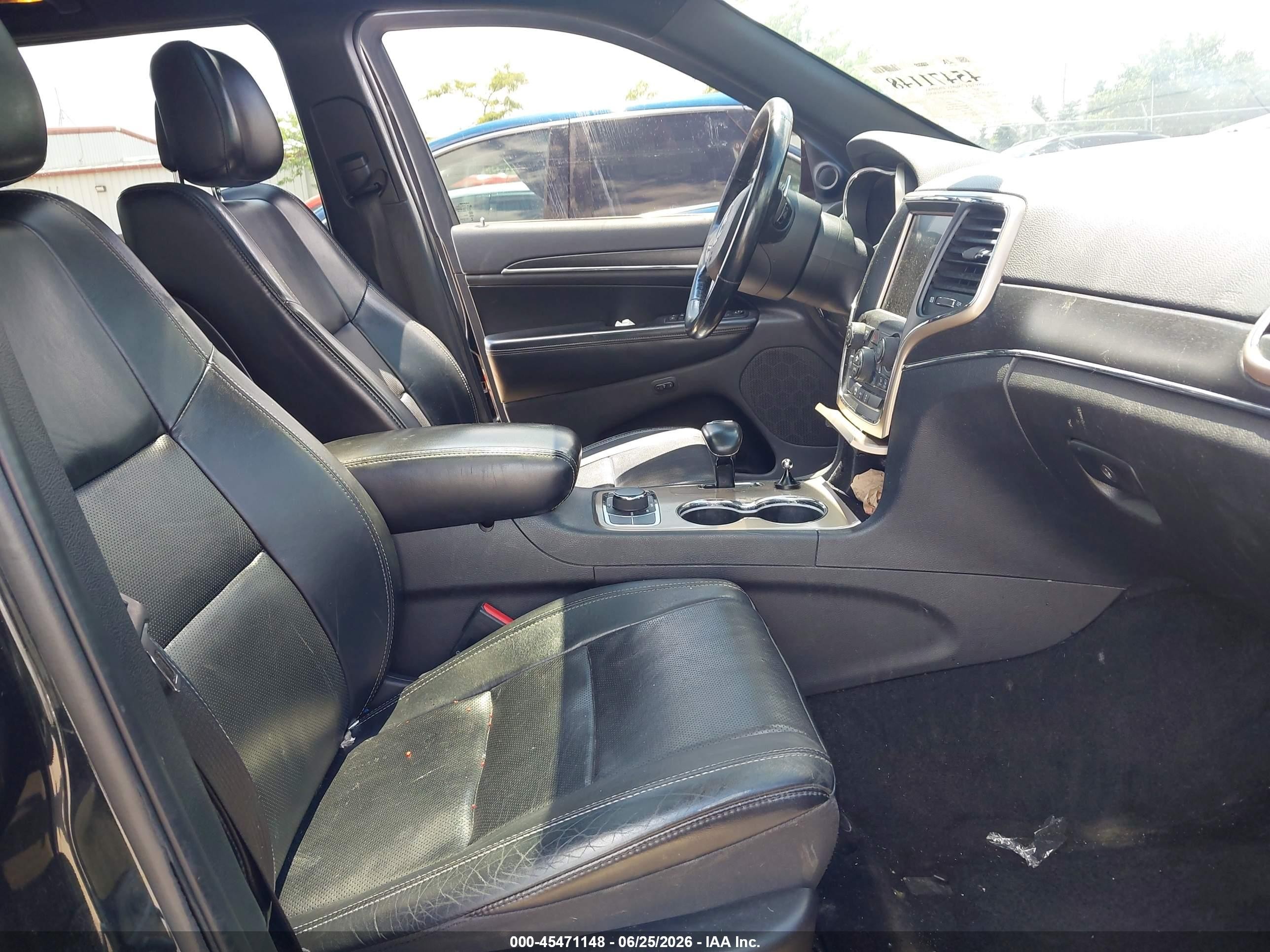 2015 Jeep Grand Cherokee Limited Черный vin: 1C4RJFBG5FC878645