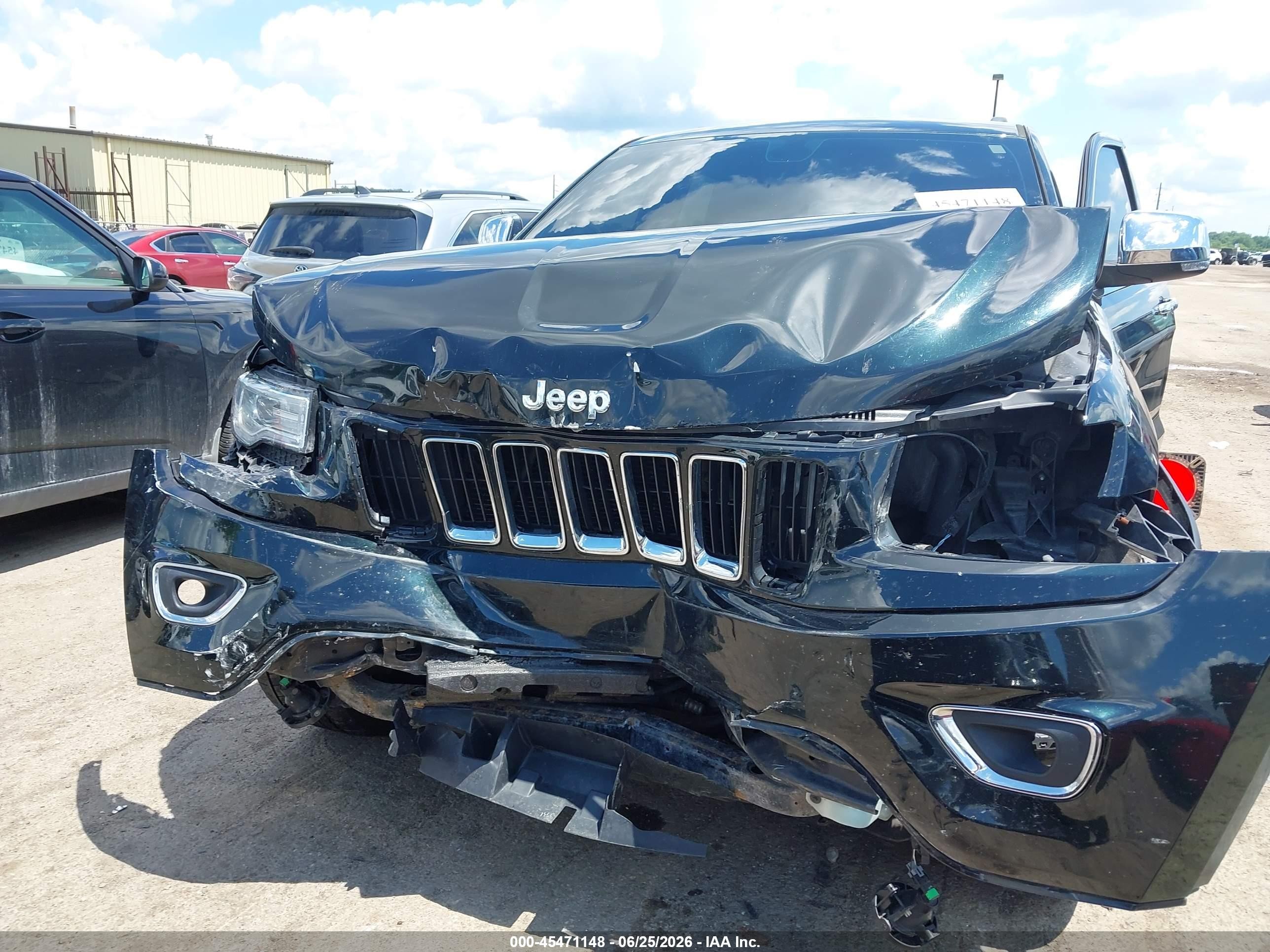 2015 Jeep Grand Cherokee Limited Черный vin: 1C4RJFBG5FC878645