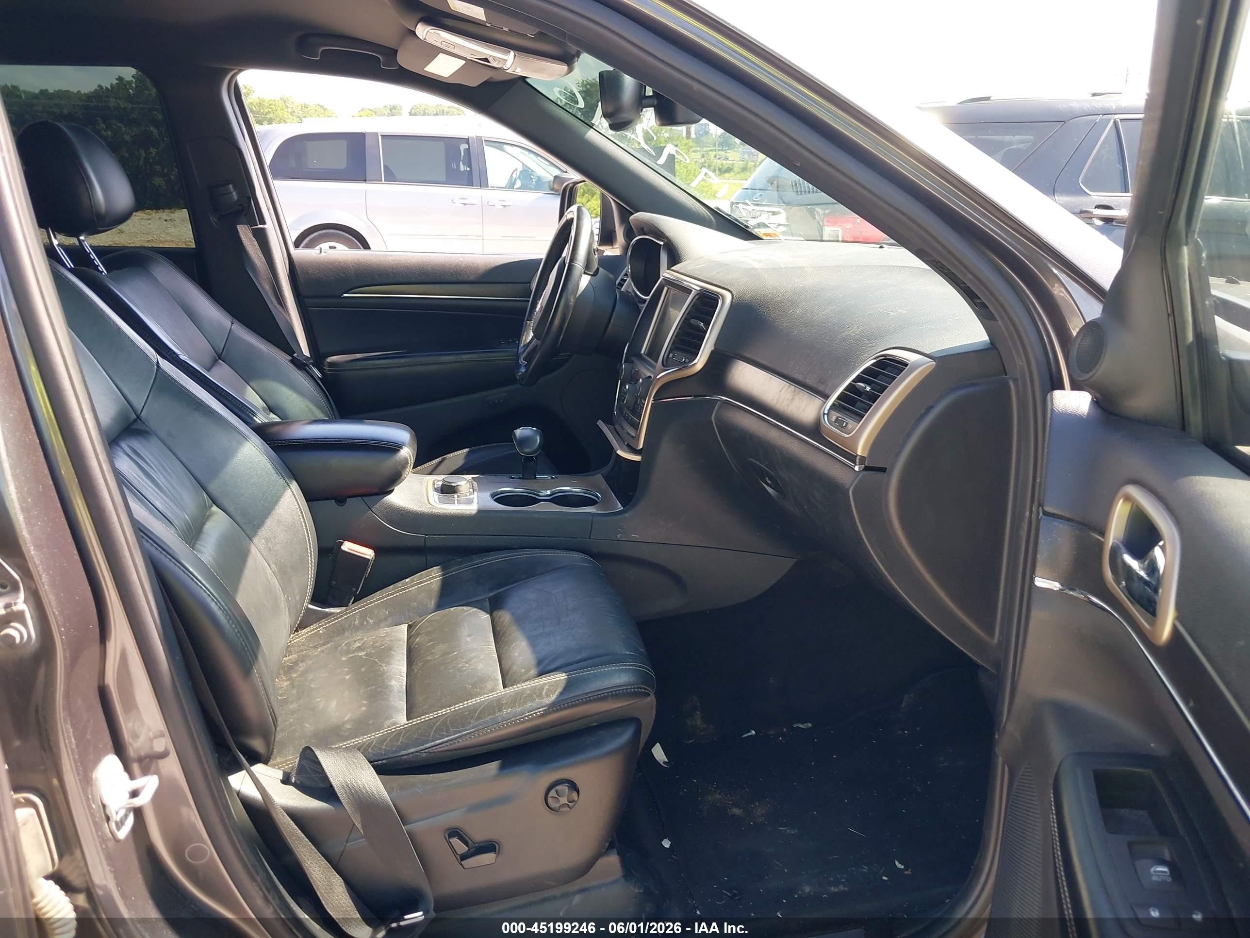 2015 Jeep Grand Cherokee Limited Серый vin: 1C4RJFBG5FC878886