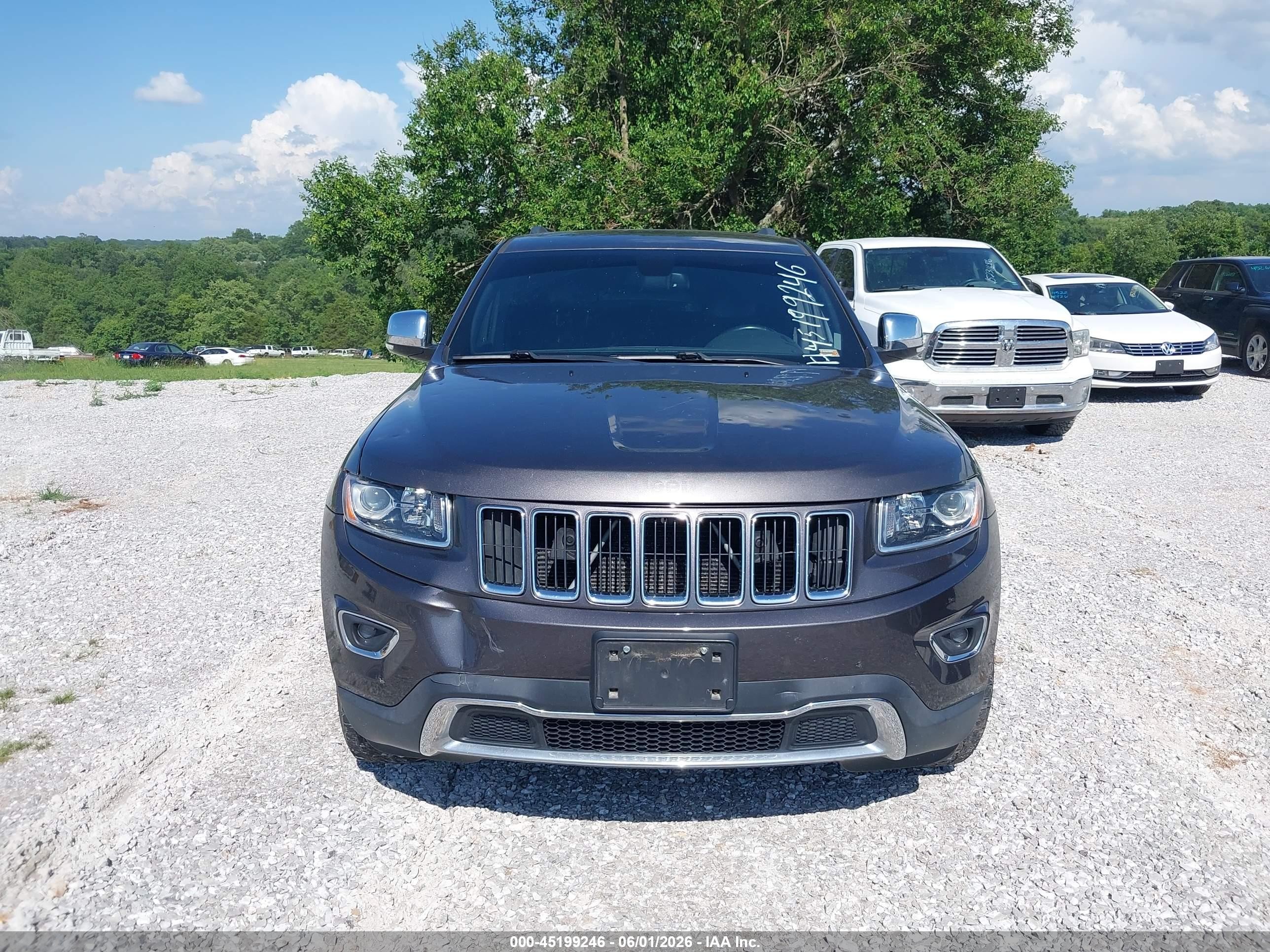 2015 Jeep Grand Cherokee Limited Серый vin: 1C4RJFBG5FC878886