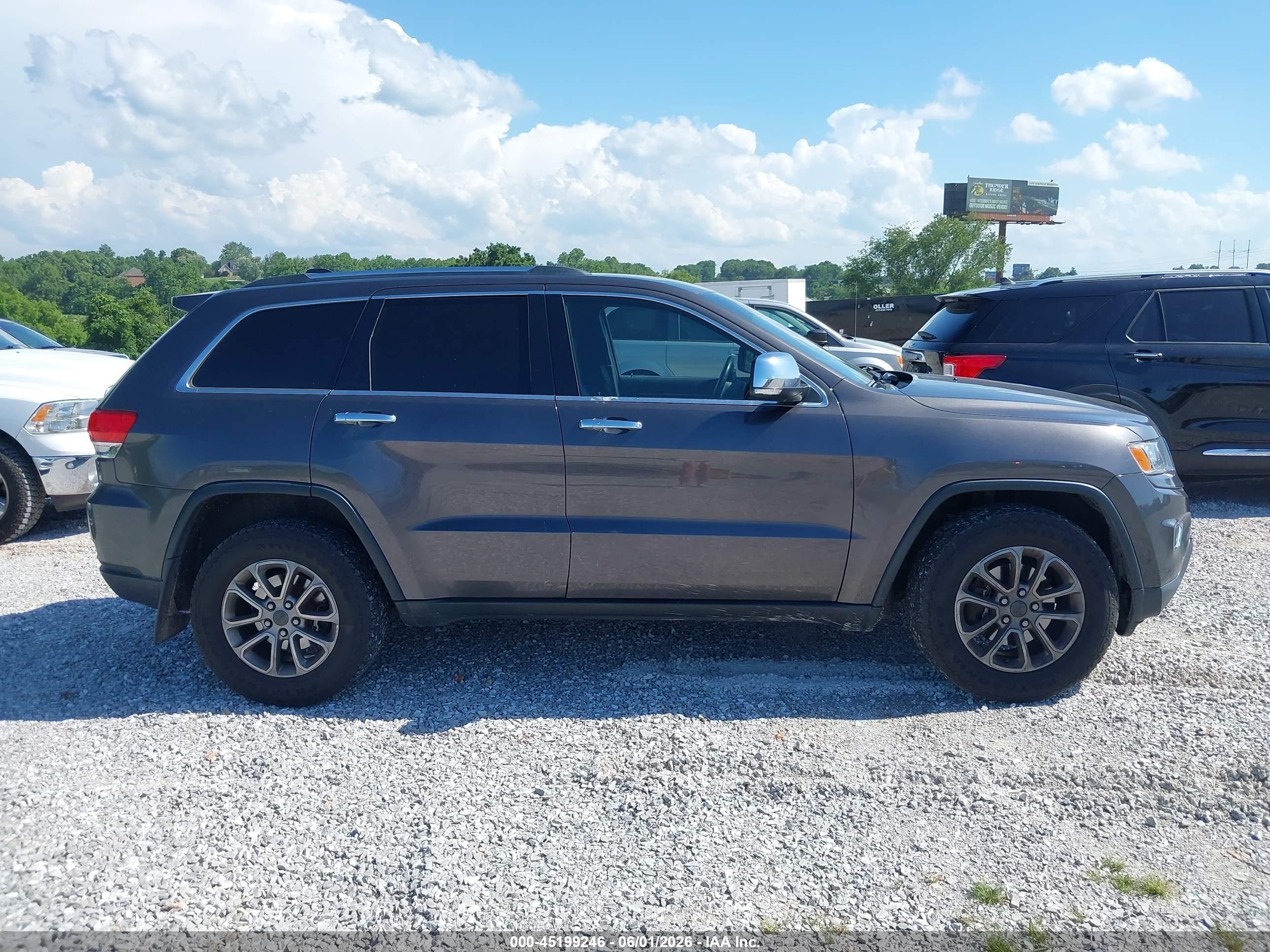2015 Jeep Grand Cherokee Limited Серый vin: 1C4RJFBG5FC878886