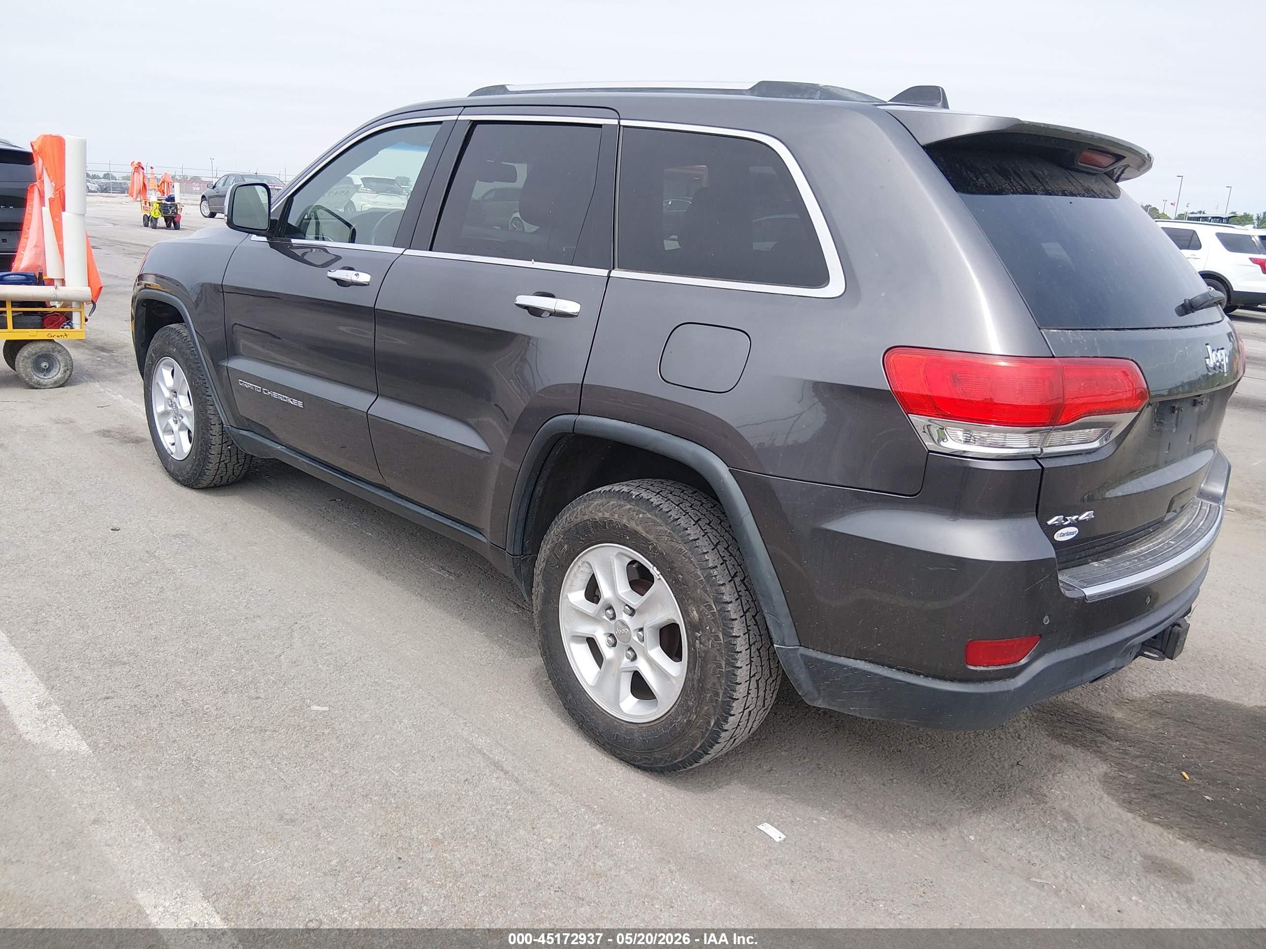 2015 Jeep Grand Cherokee Limited Gray vin: 1C4RJFBG5FC922062
