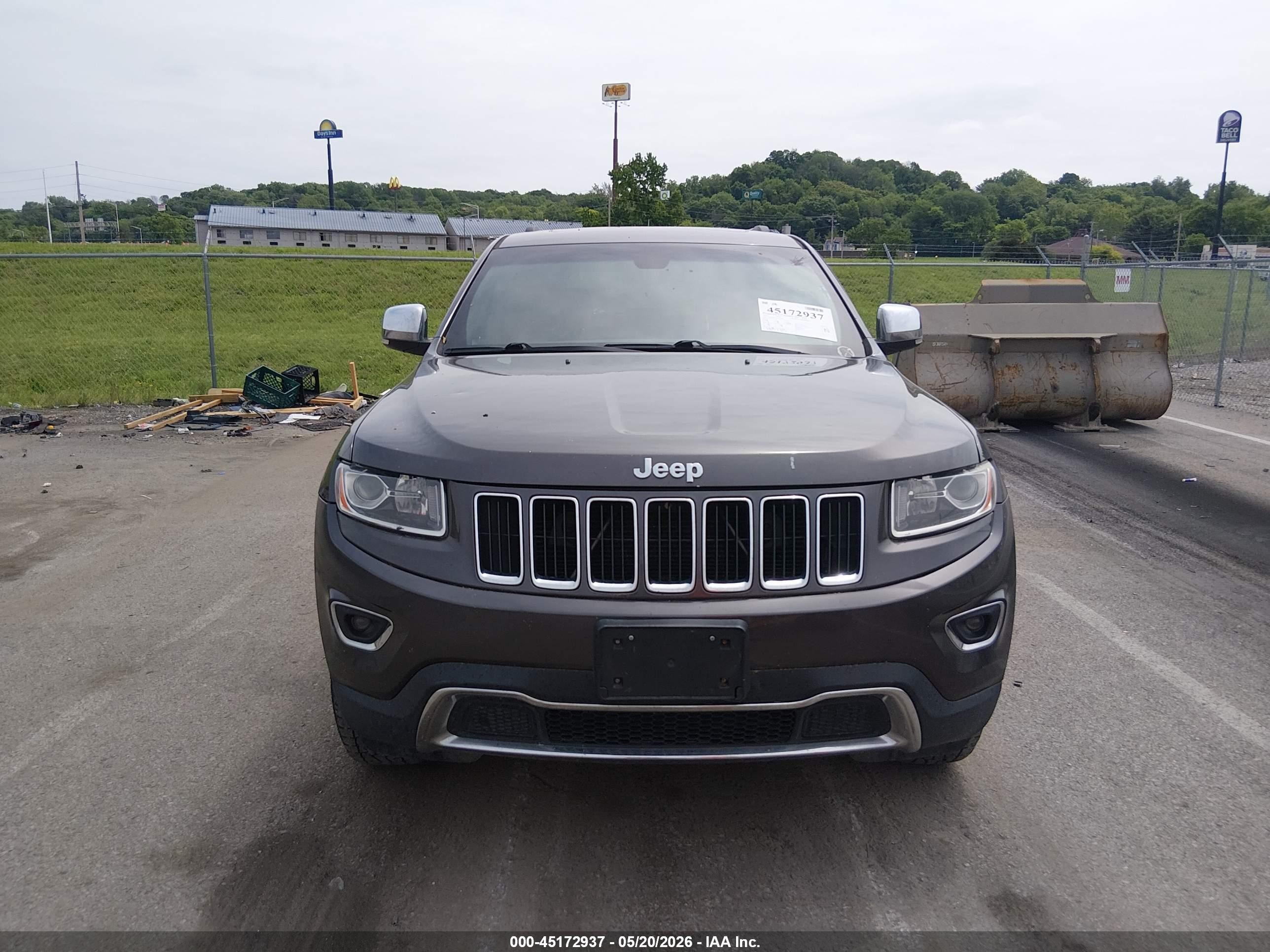 2015 Jeep Grand Cherokee Limited Gray vin: 1C4RJFBG5FC922062