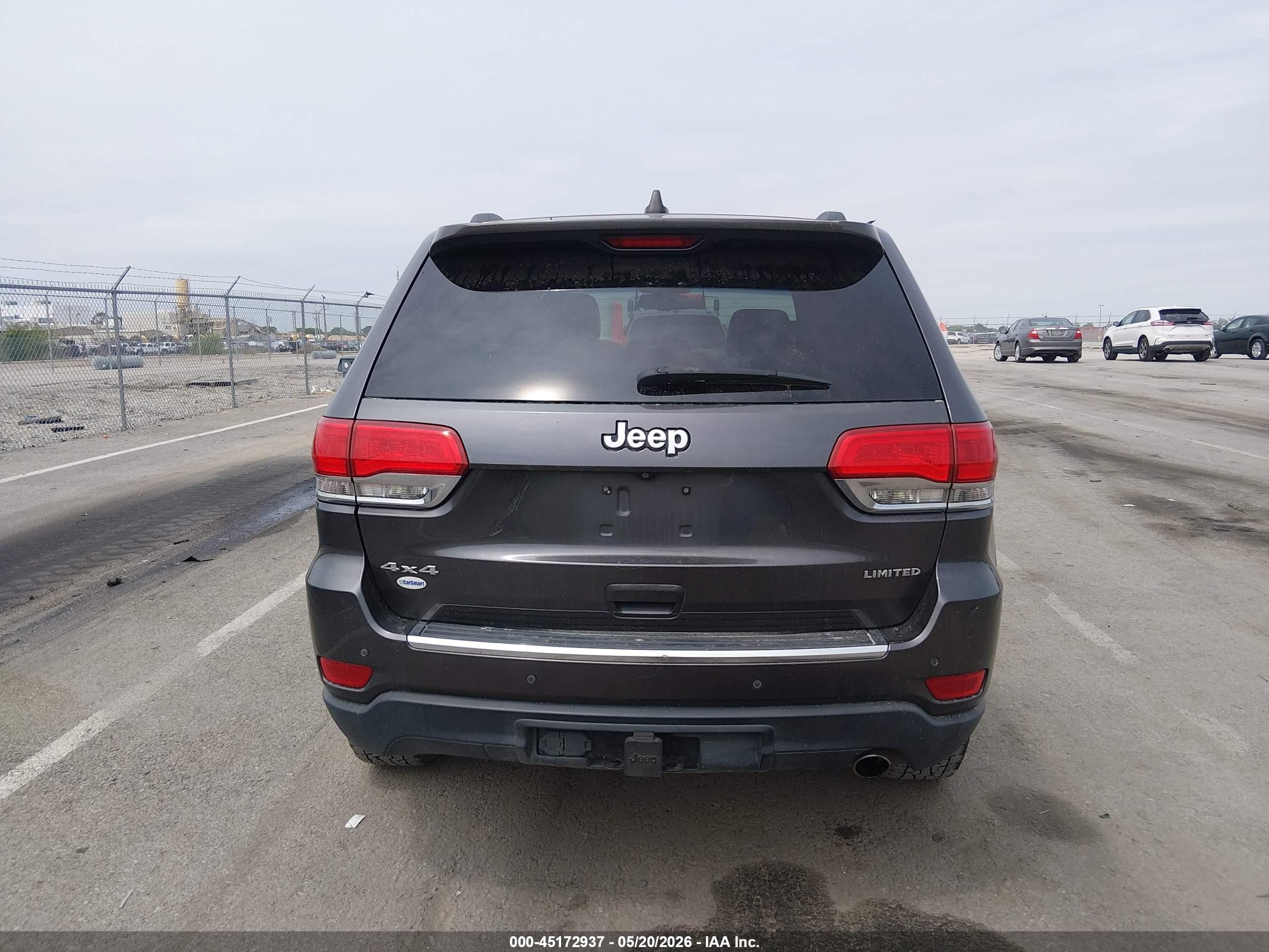 2015 Jeep Grand Cherokee Limited Gray vin: 1C4RJFBG5FC922062