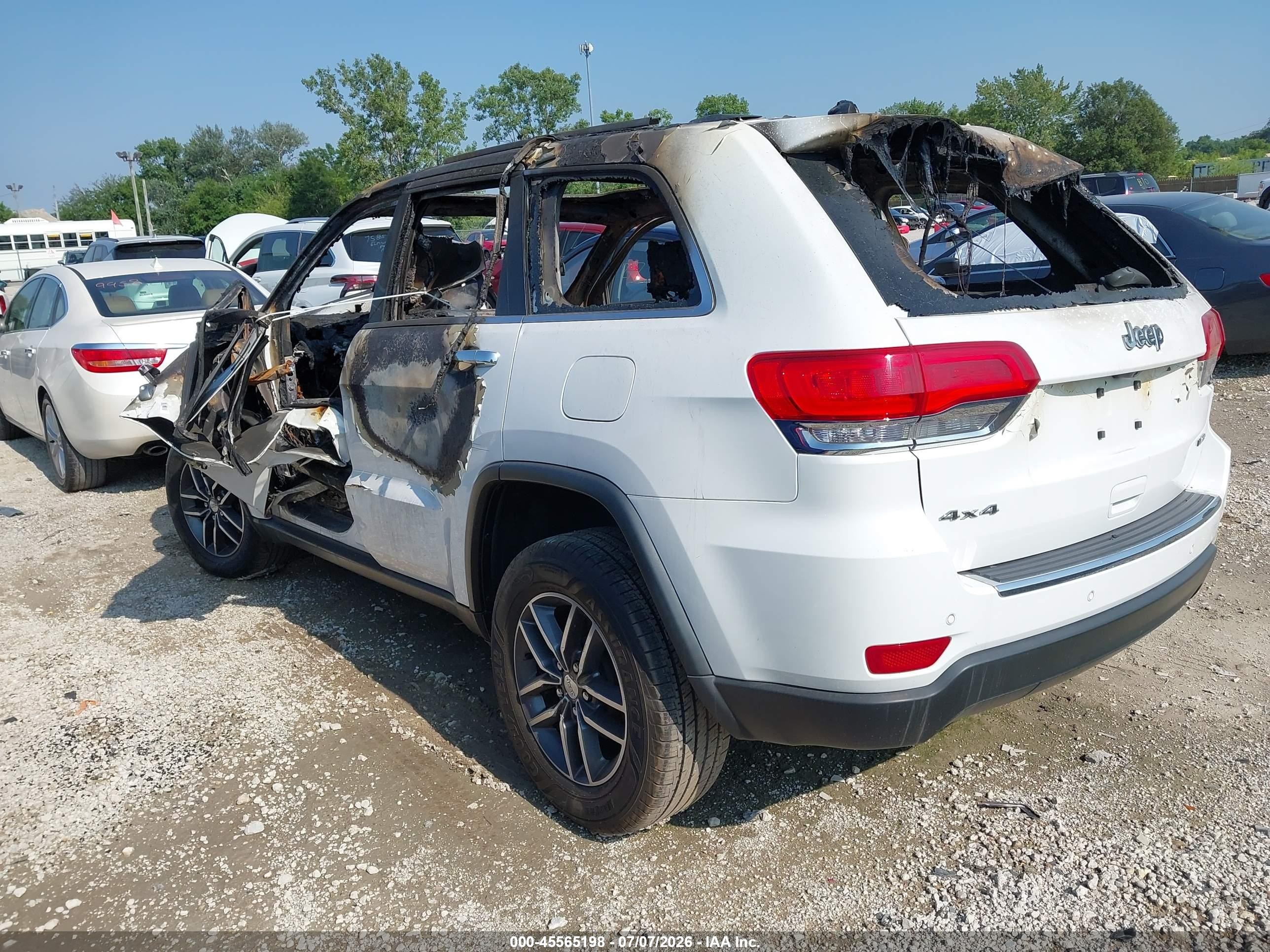 2017 Jeep Grand Cherokee Limited White vin: 1C4RJFBG5HC699590