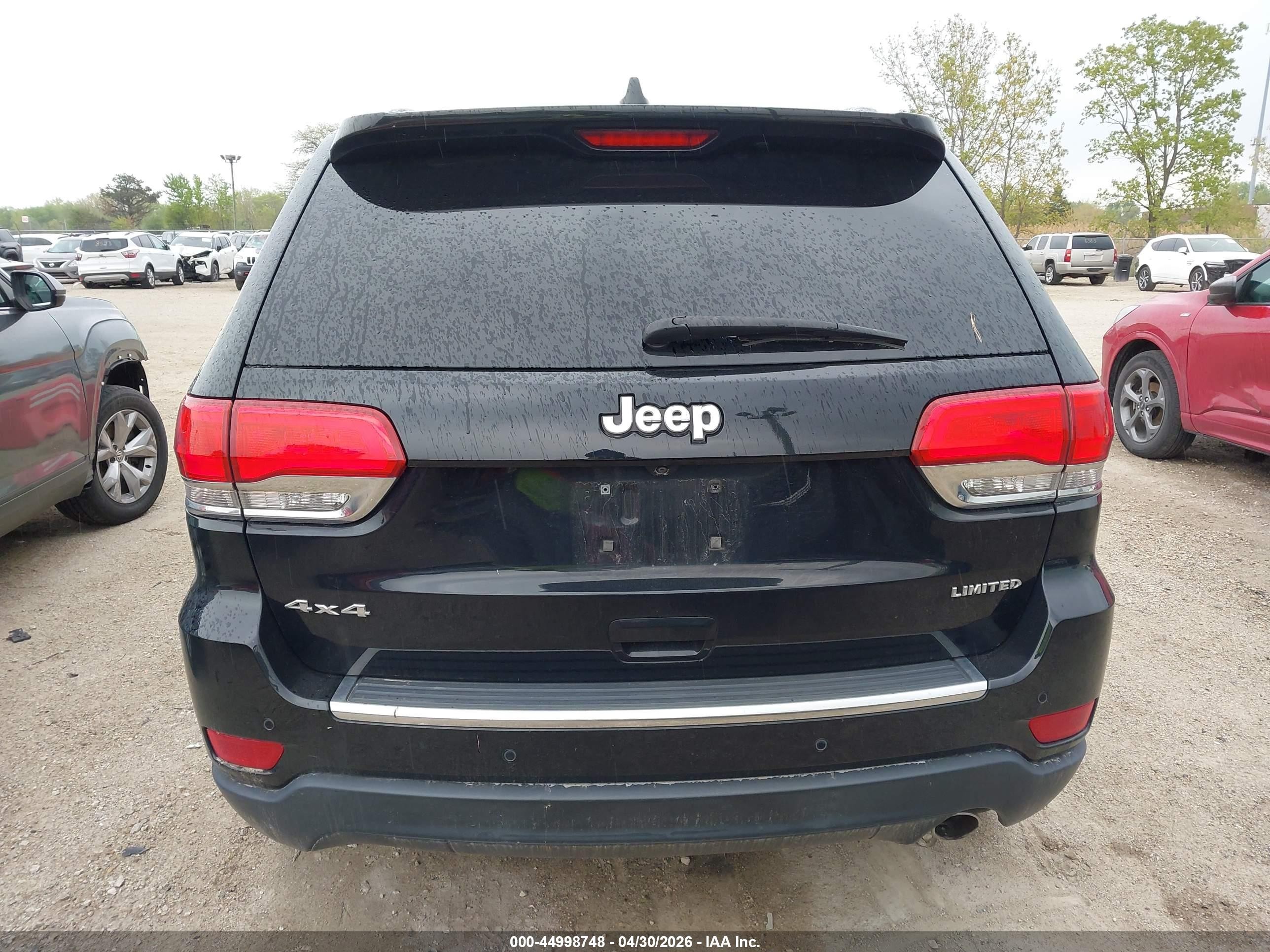 2017 Jeep Grand Cherokee Limited 4x4 Black vin: 1C4RJFBG5HC902090