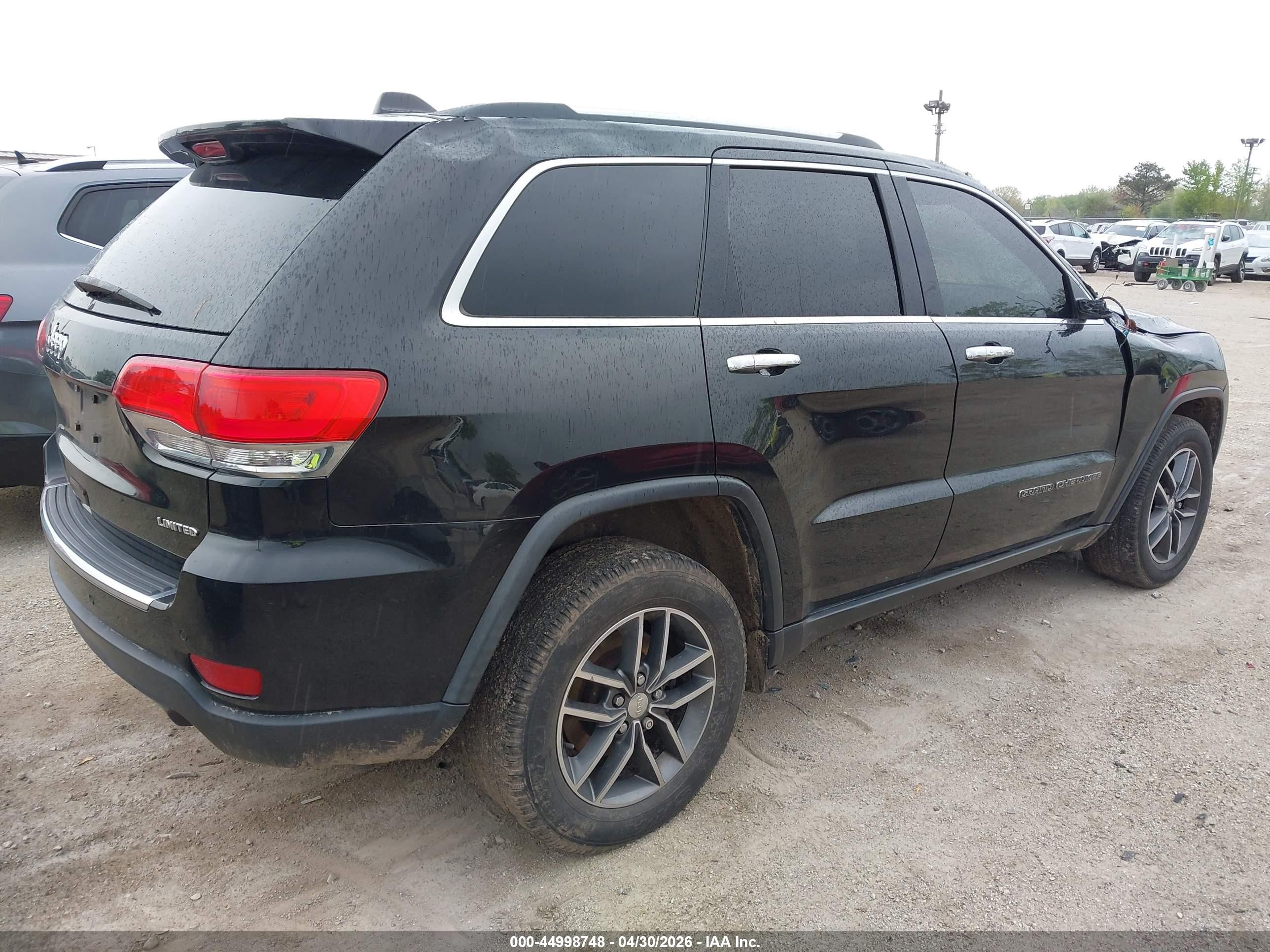 2017 Jeep Grand Cherokee Limited 4x4 Black vin: 1C4RJFBG5HC902090