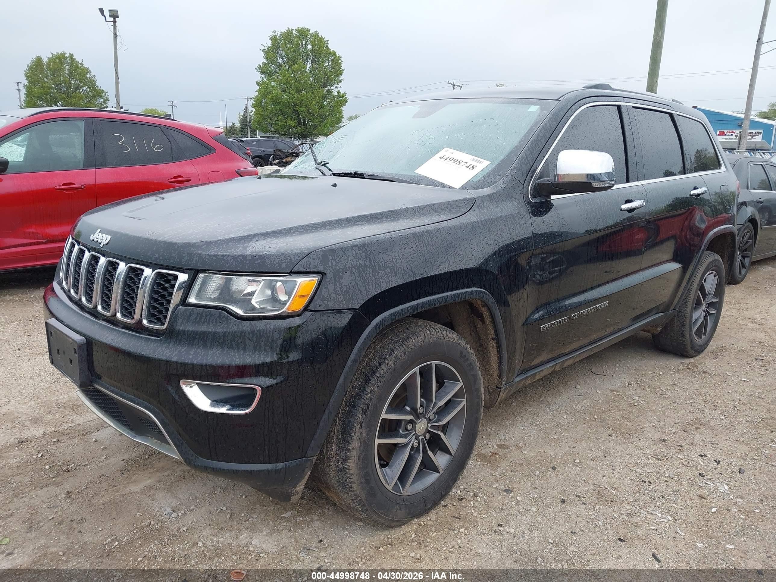 2017 Jeep Grand Cherokee Limited 4x4 Black vin: 1C4RJFBG5HC902090
