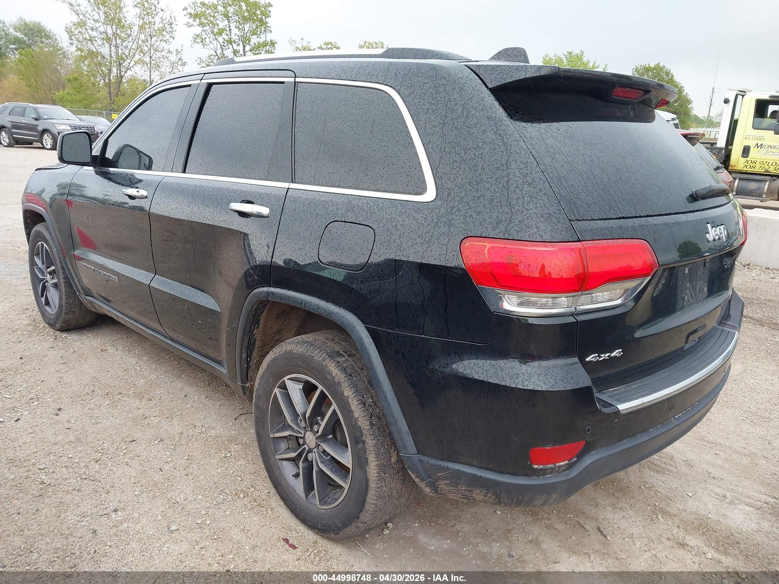 2017 Jeep Grand Cherokee Limited 4x4 Black vin: 1C4RJFBG5HC902090