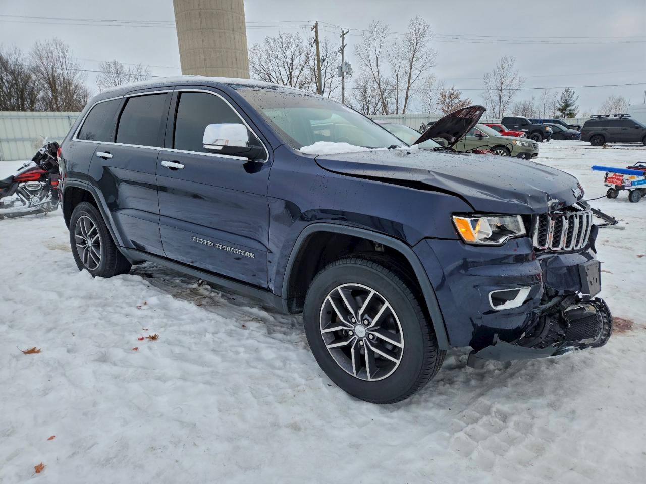 2018 Jeep Grand Cherokee Limited Blue vin: 1C4RJFBG5JC200907