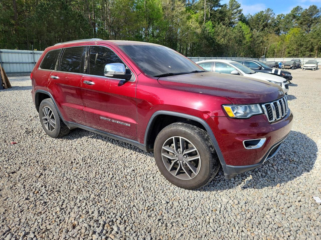 2019 Jeep Grand Cherokee Limited Красный vin: 1C4RJFBG5KC711955